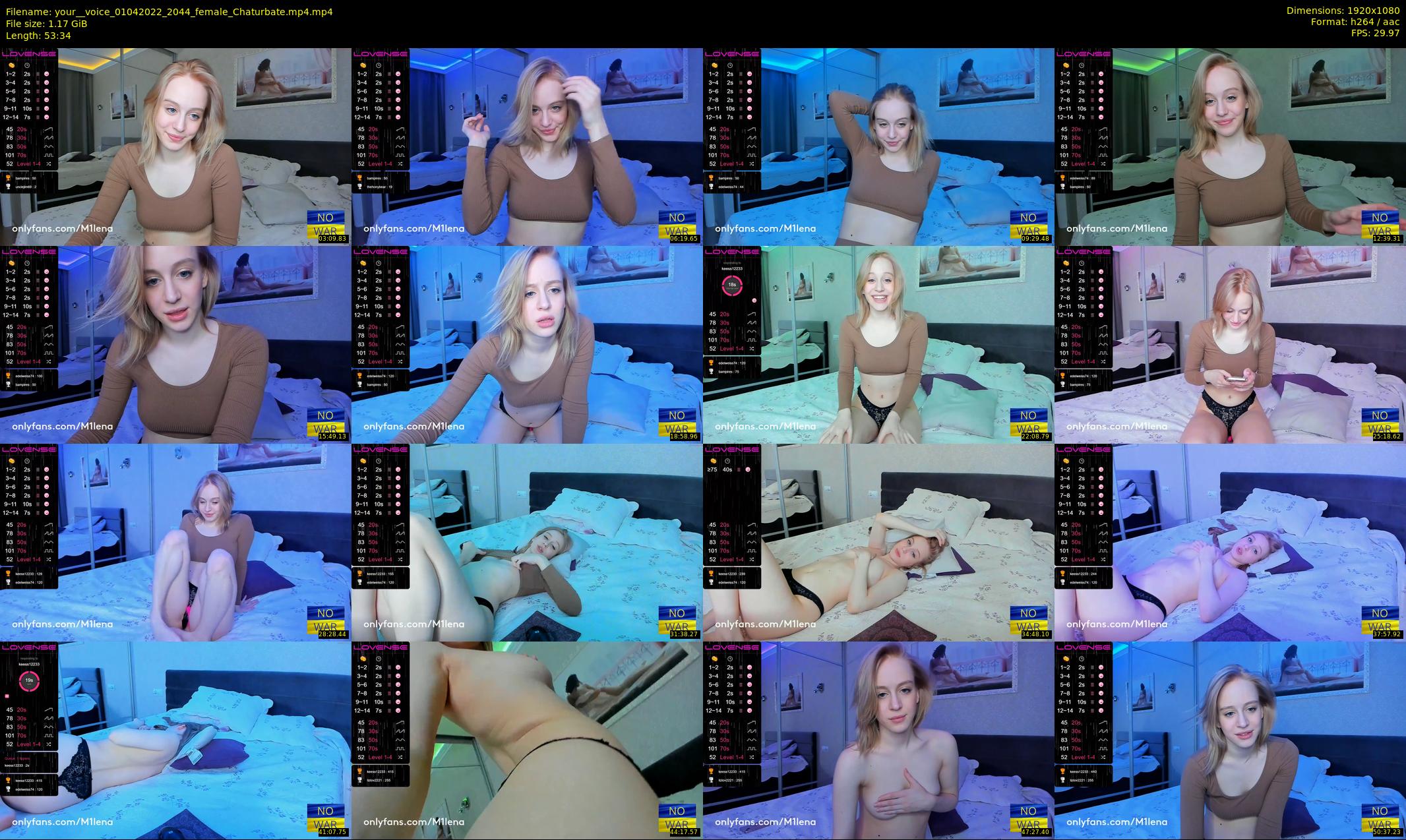 your__voice — 54 minute Chaturbate female cam show recording, 1080p, Apr 1, 2022