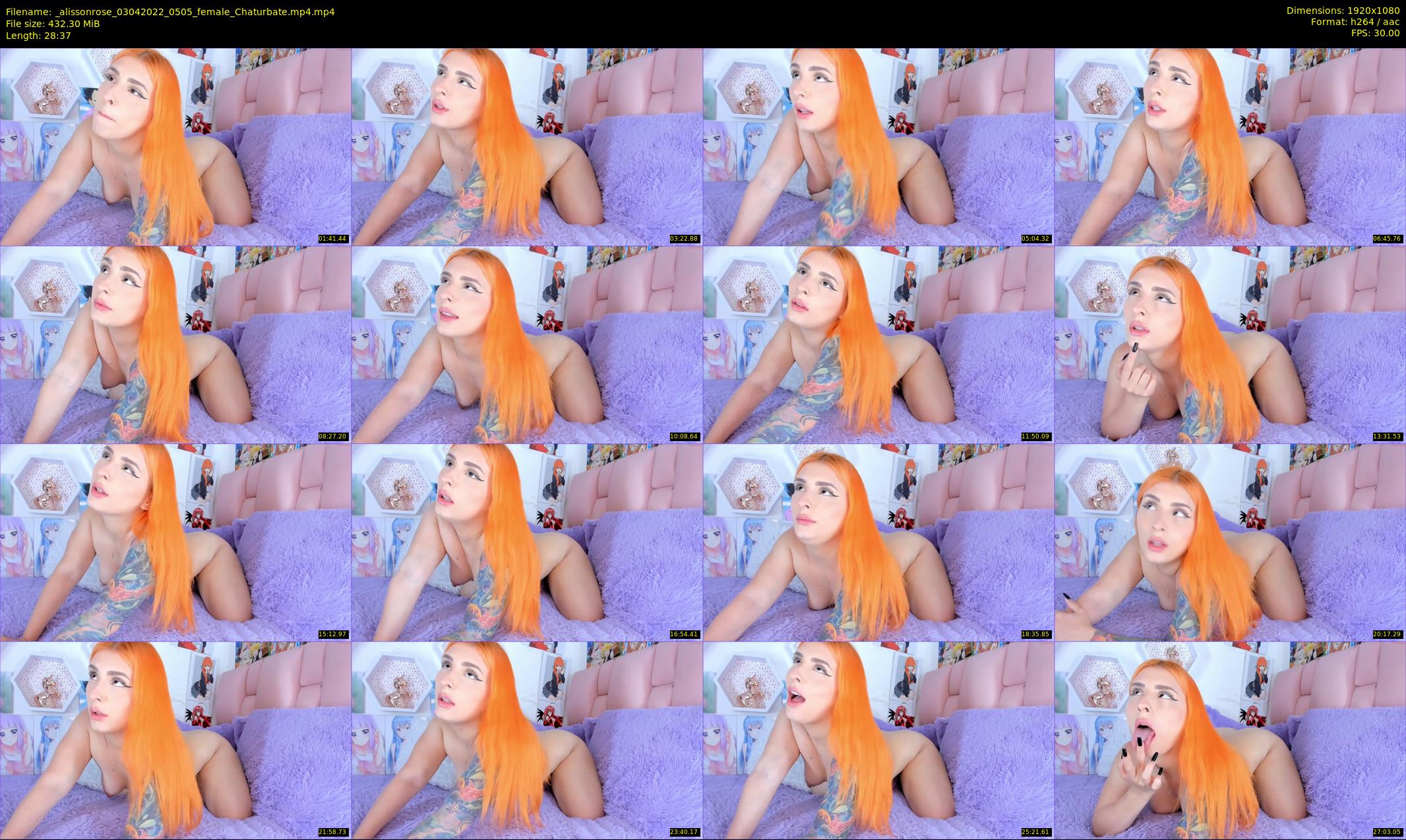_alissonrose — 29 minute Chaturbate female cam show recording, 1080p, Apr 3, 2022