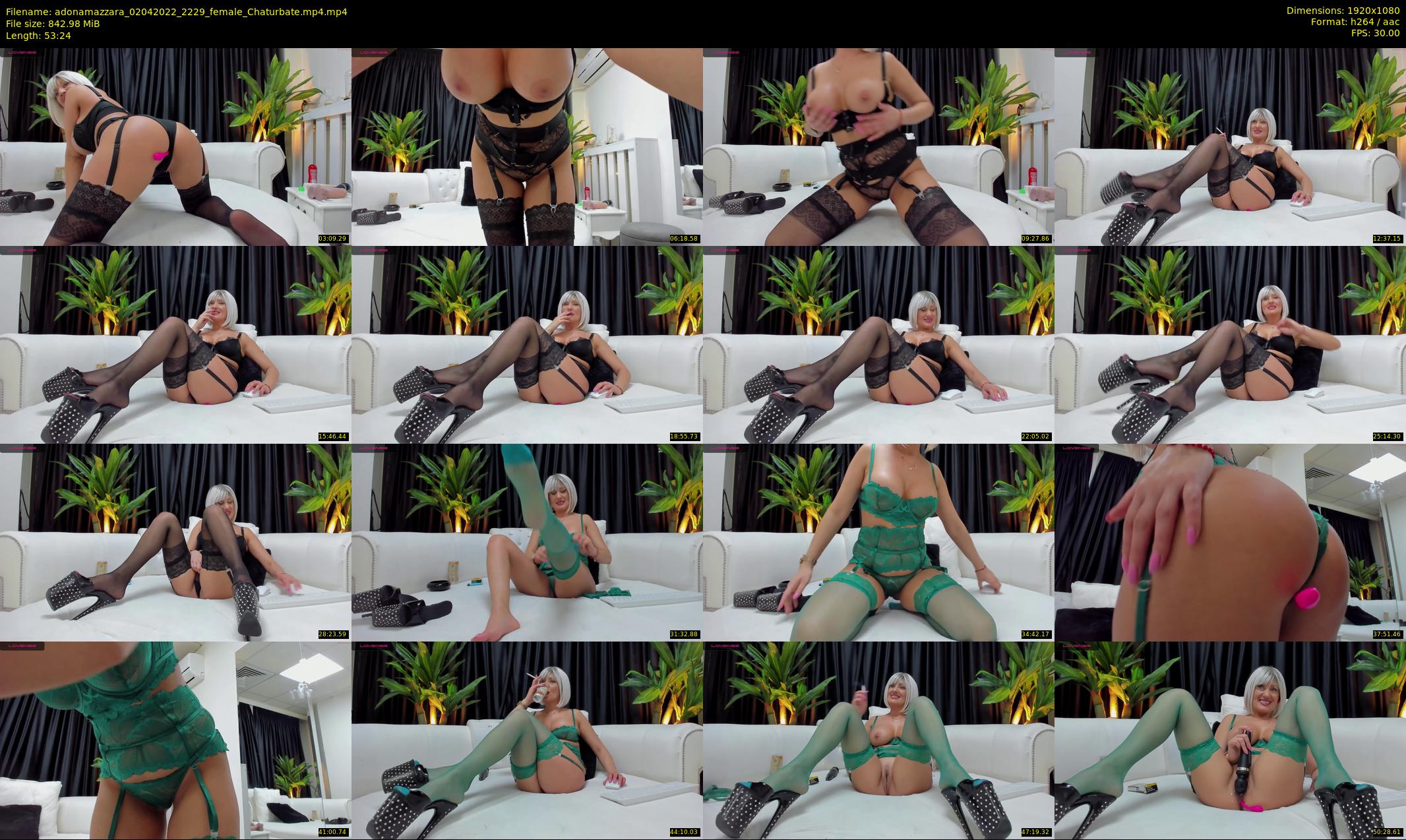adonamazzara — 54 minute Chaturbate female cam show recording, 1080p, Apr 2, 2022