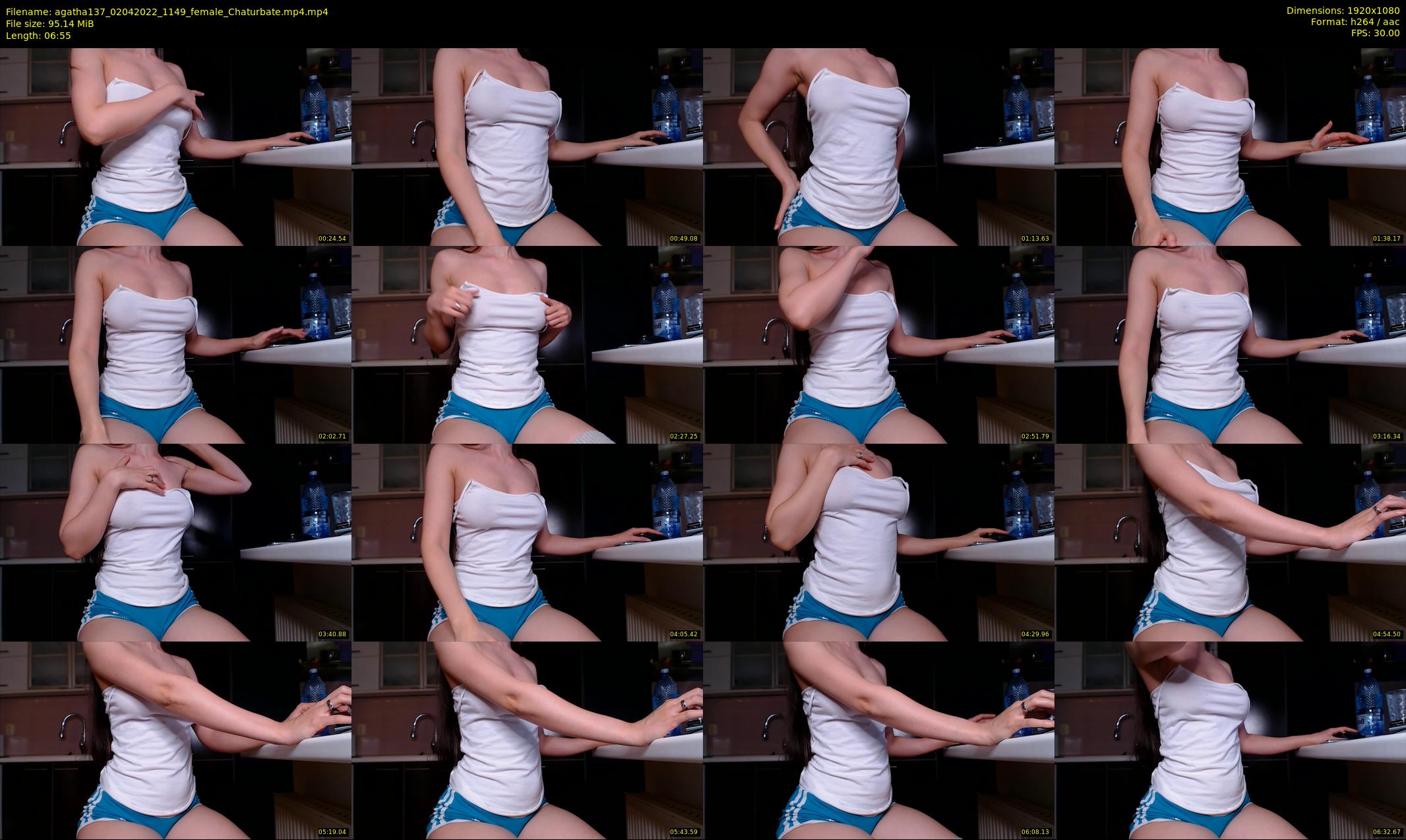 agatha137 — 7 minute Chaturbate female cam show recording, 1080p, Apr 2, 2022