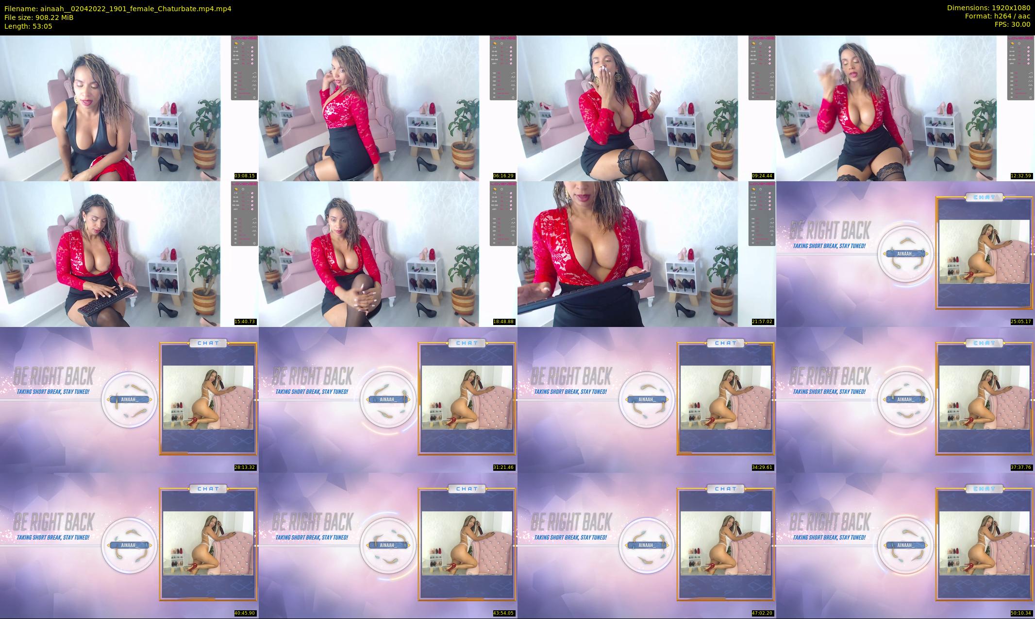 ainaah_ — 54 minute Chaturbate female cam show recording, 1080p, Apr 2, 2022