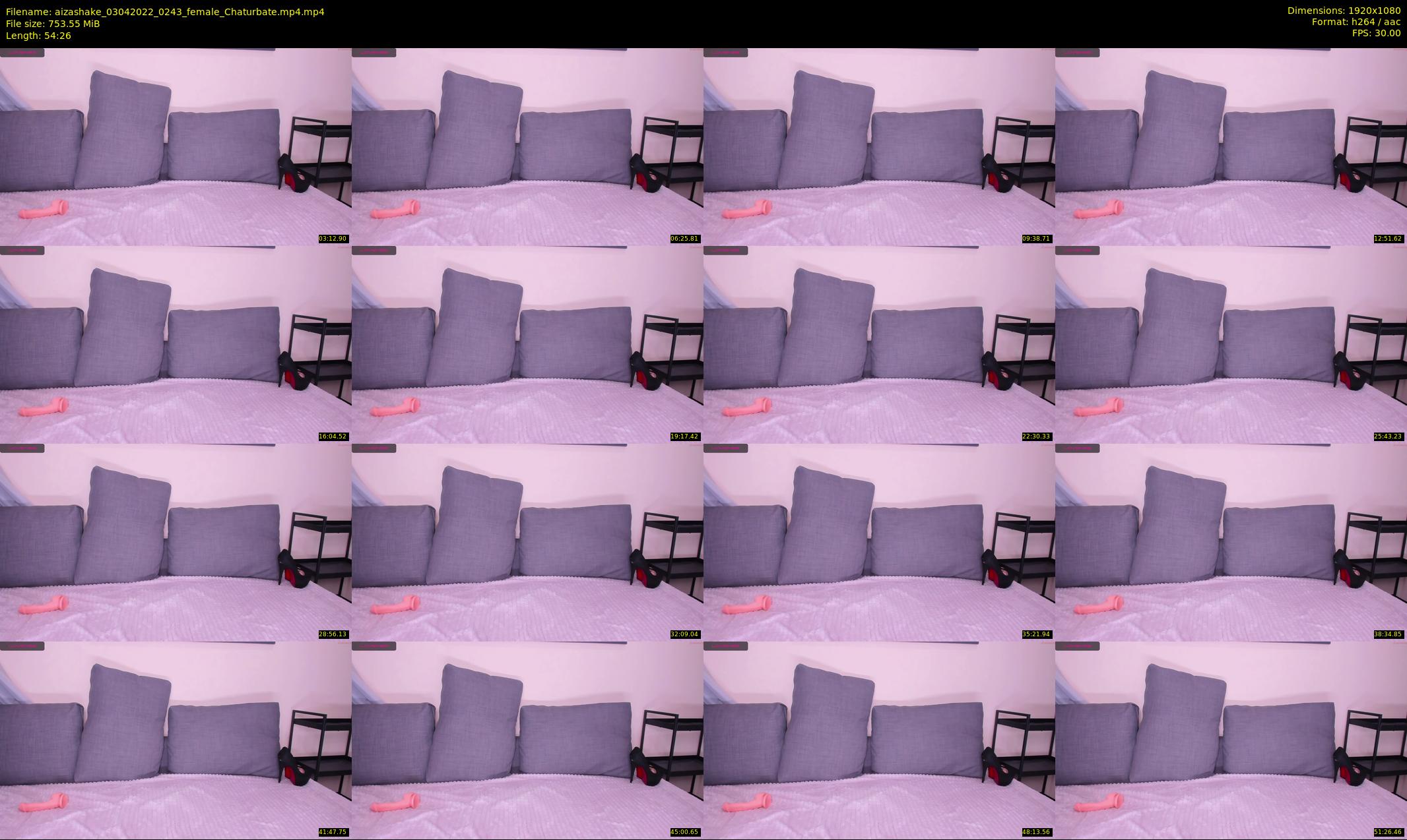 aizashake — 55 minute Chaturbate female cam show recording, 1080p, Apr 3, 2022