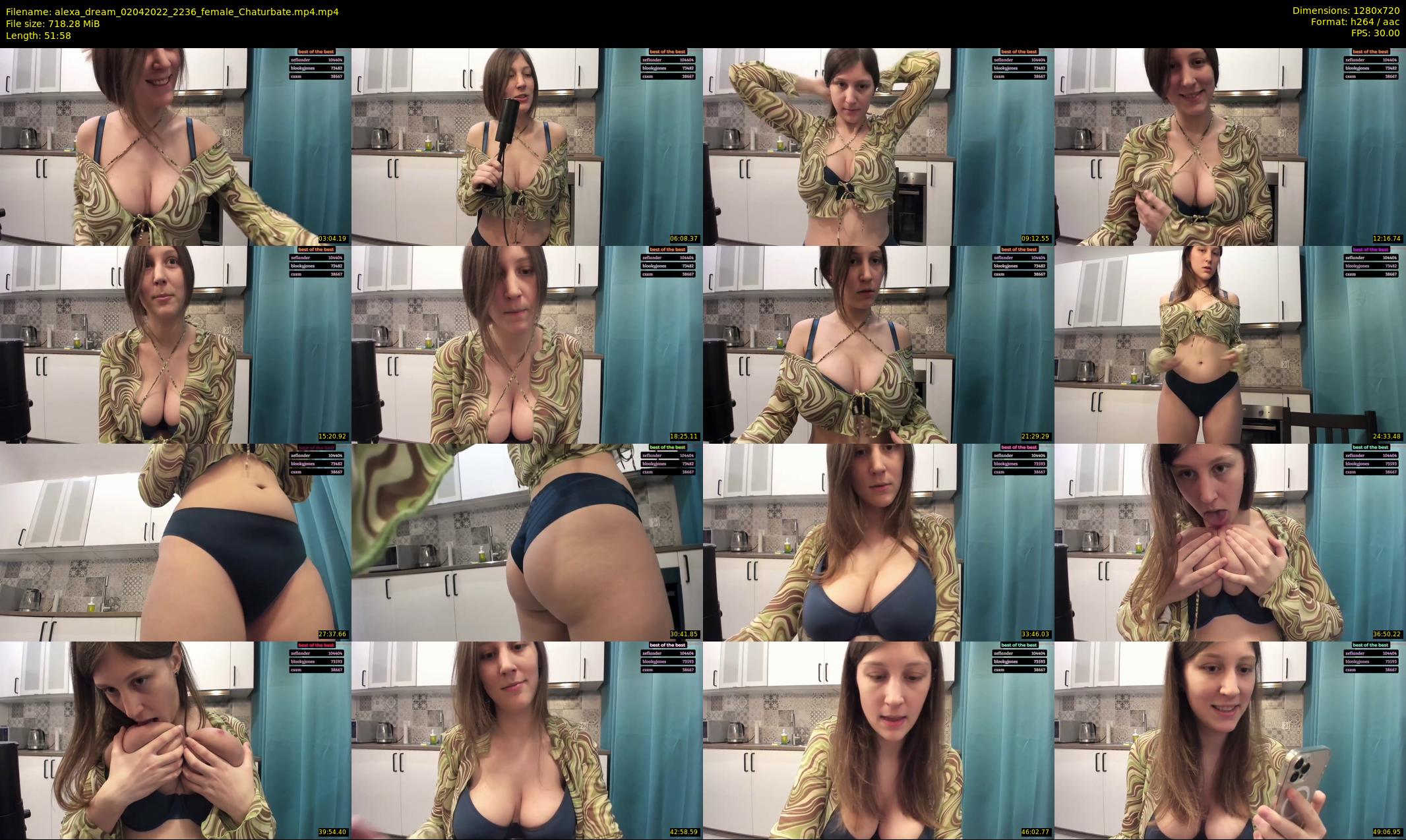 alexa_dream — 52 minute Chaturbate female cam show recording, 720p, Apr 2, 2022
