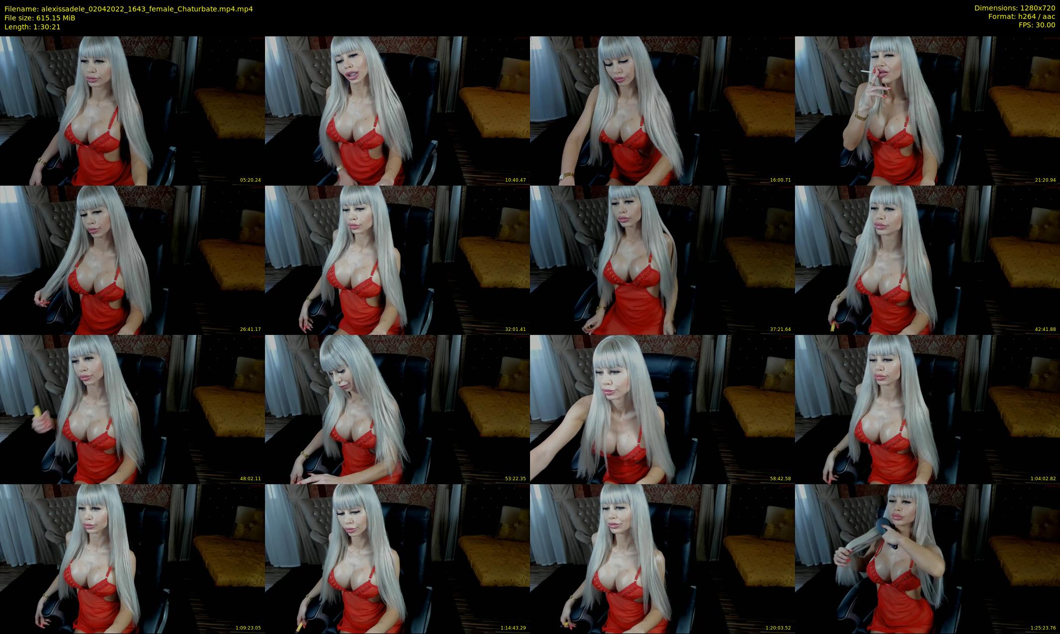 alexissadele — 91 minute Chaturbate female cam show recording, 720p, Apr 2, 2022
