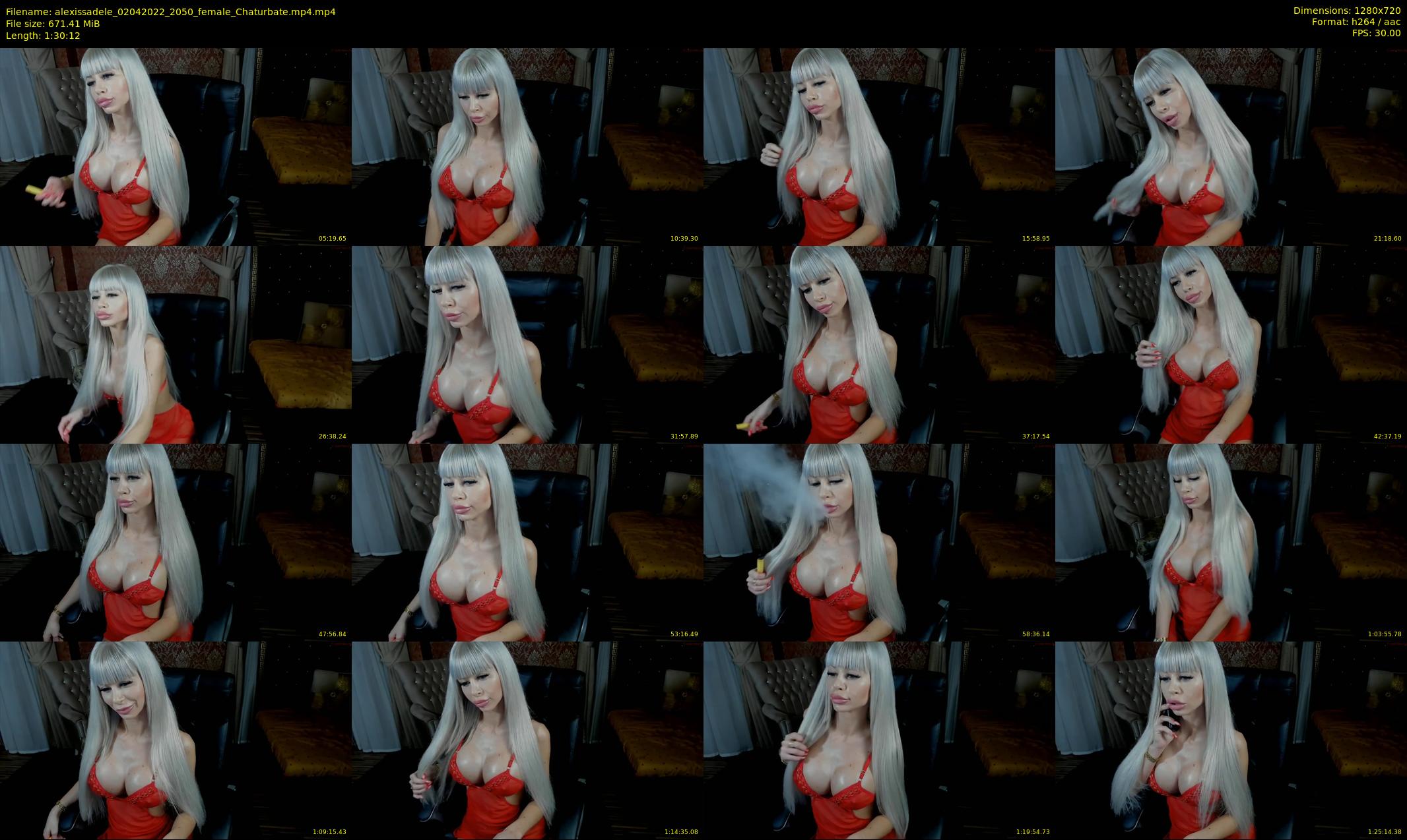 alexissadele — 91 minute Chaturbate female cam show recording, 720p, Apr 2, 2022