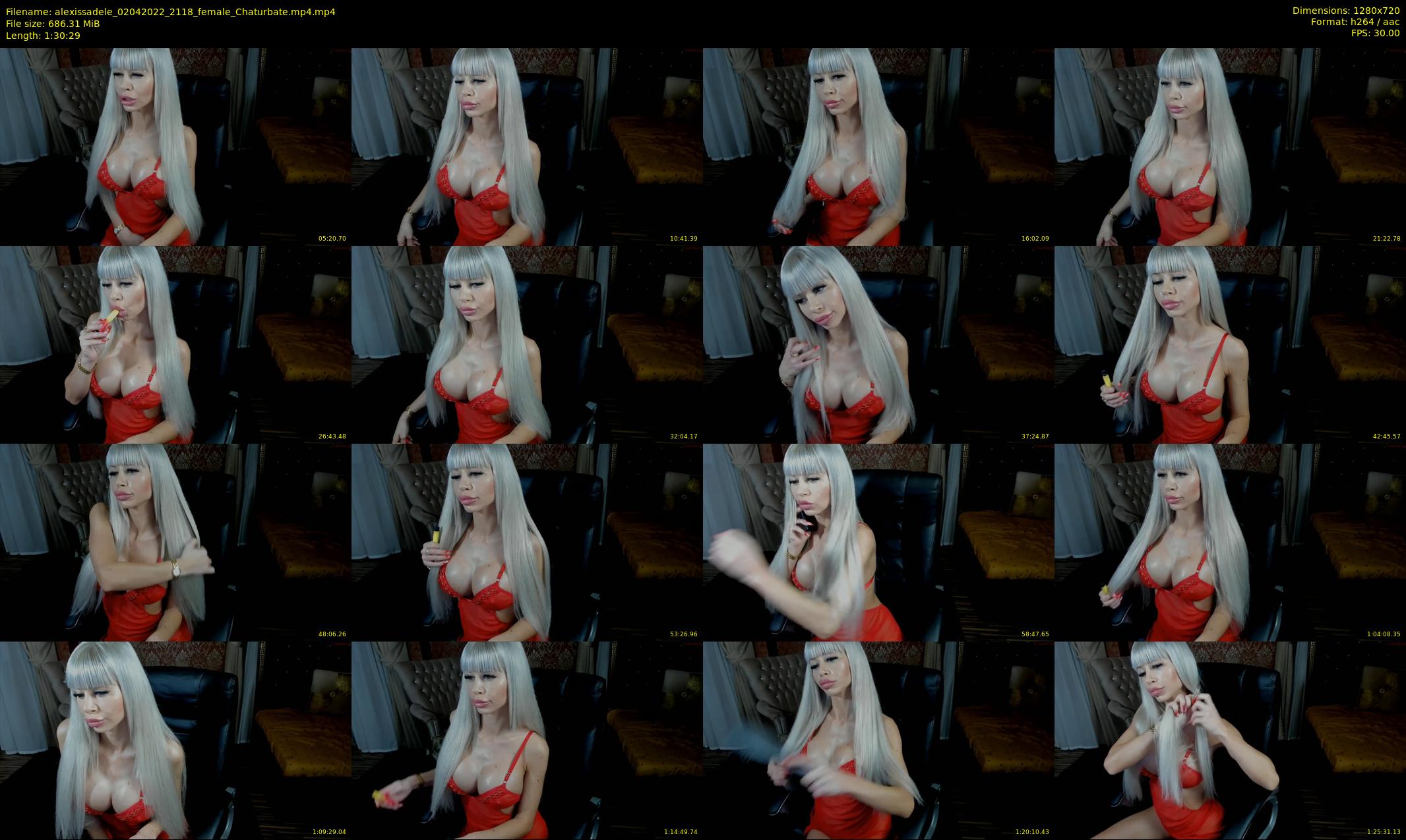 alexissadele — 91 minute Chaturbate female cam show recording, 720p, Apr 2, 2022
