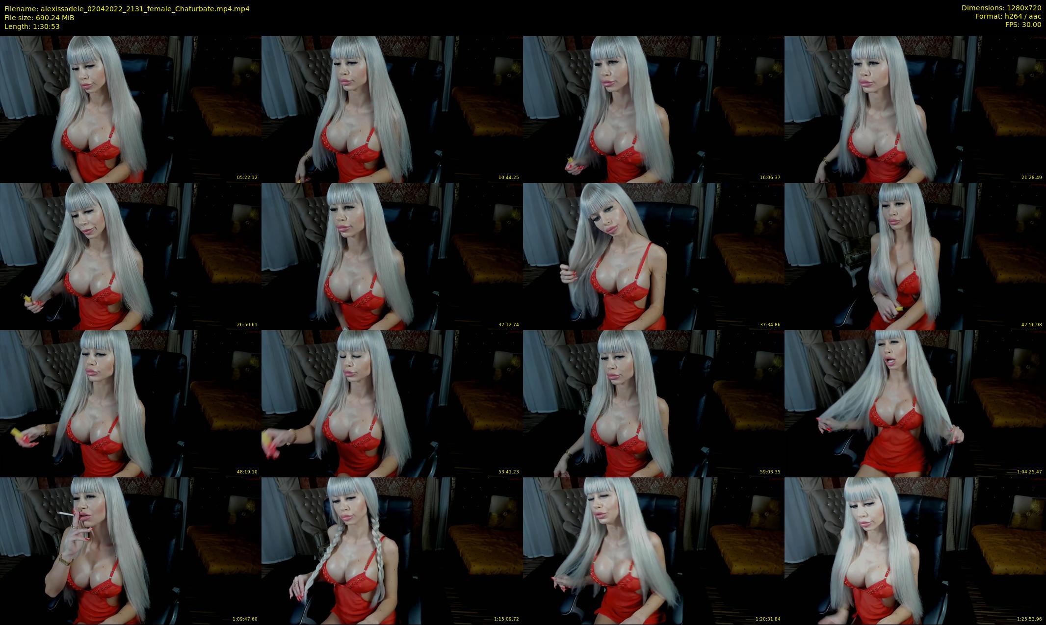 alexissadele — 91 minute Chaturbate female cam show recording, 720p, Apr 2, 2022