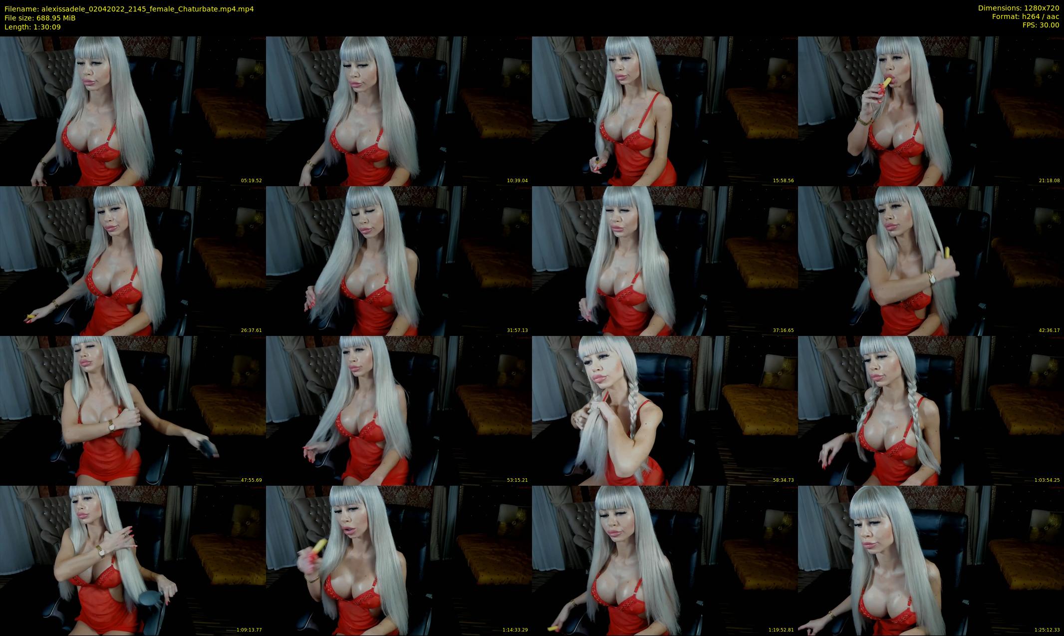 alexissadele — 91 minute Chaturbate female cam show recording, 720p, Apr 2, 2022