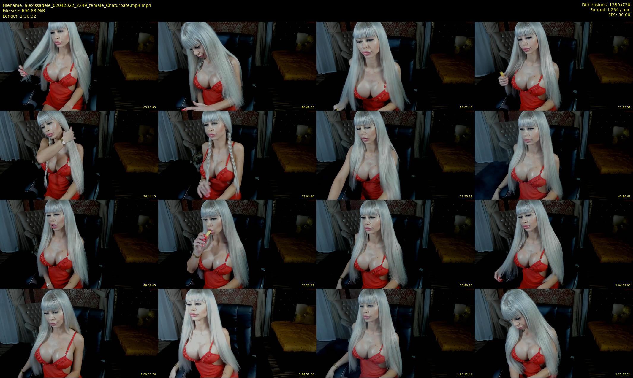 alexissadele — 91 minute Chaturbate female cam show recording, 720p, Apr 2, 2022