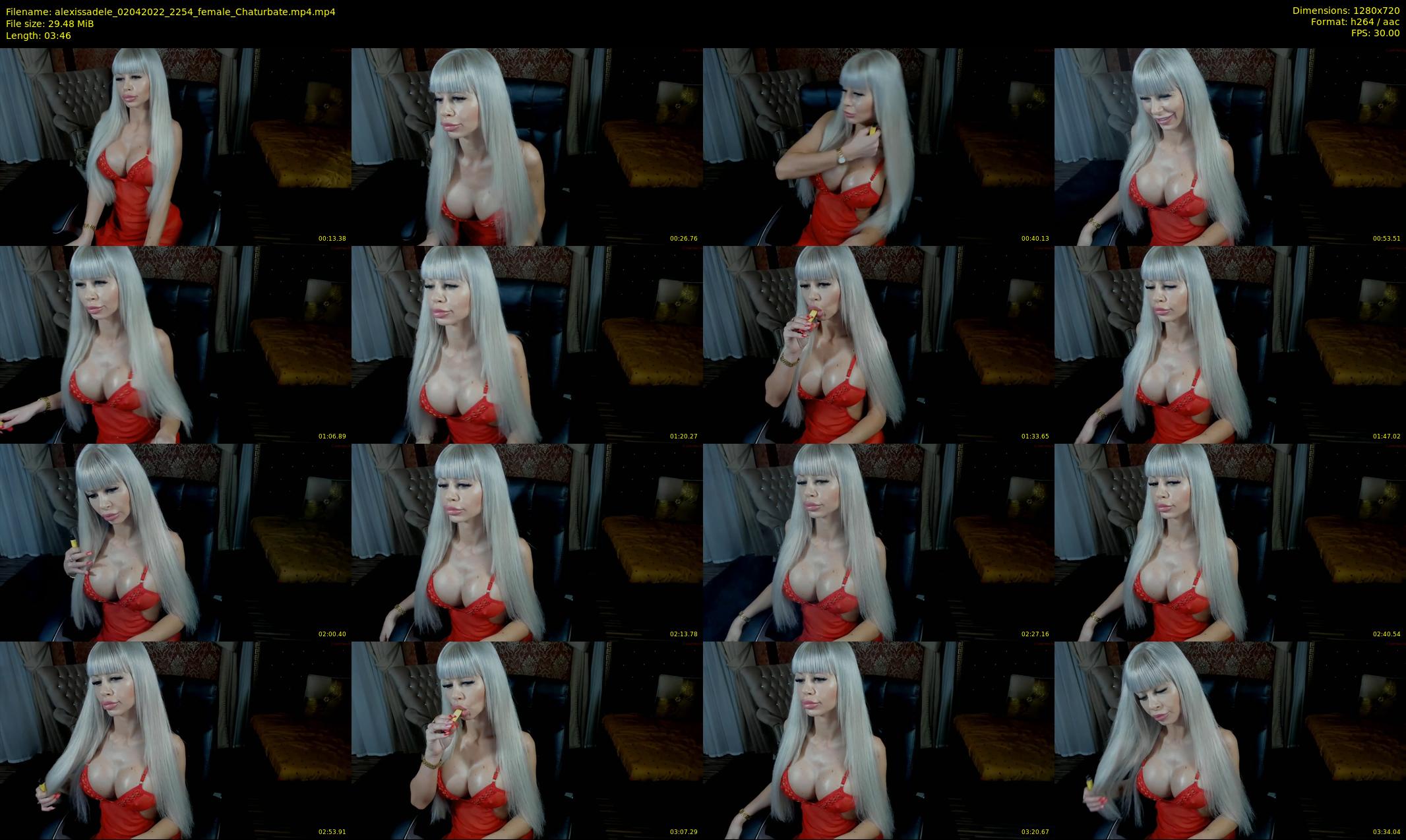 alexissadele — 4 minute Chaturbate female cam show recording, 720p, Apr 2, 2022