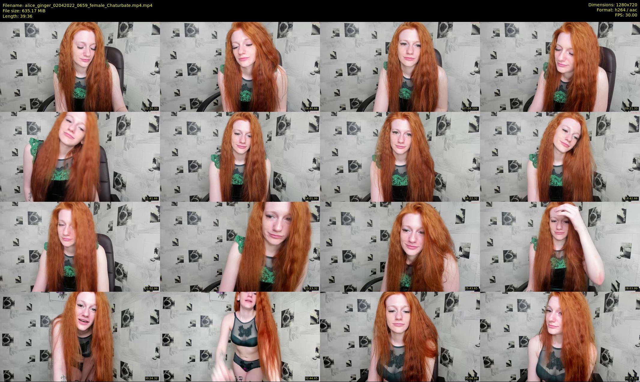 alice_ginger — 40 minute Chaturbate female cam show recording, 720p, Apr 2, 2022