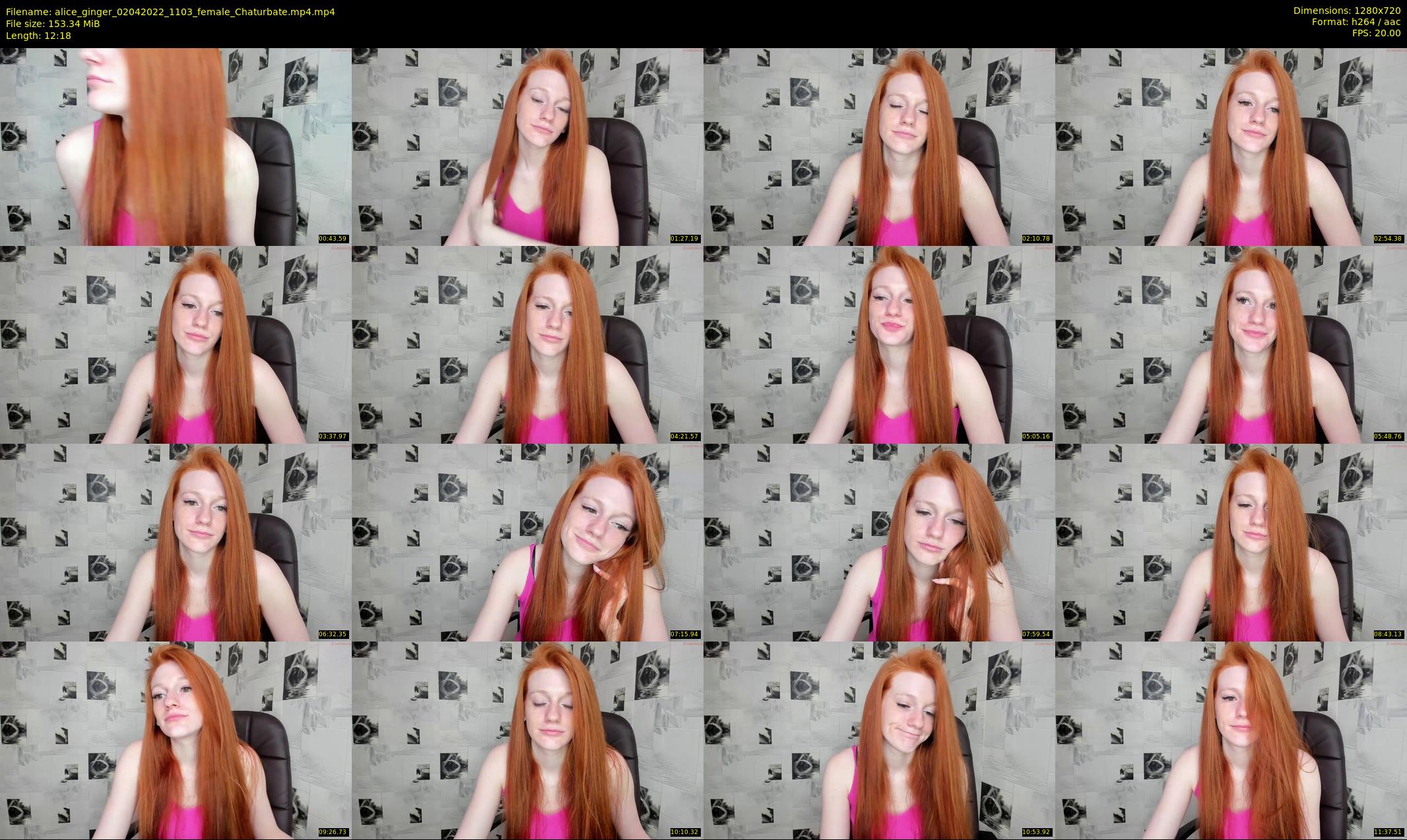 alice_ginger — 13 minute Chaturbate female cam show recording, 720p, Apr 2, 2022