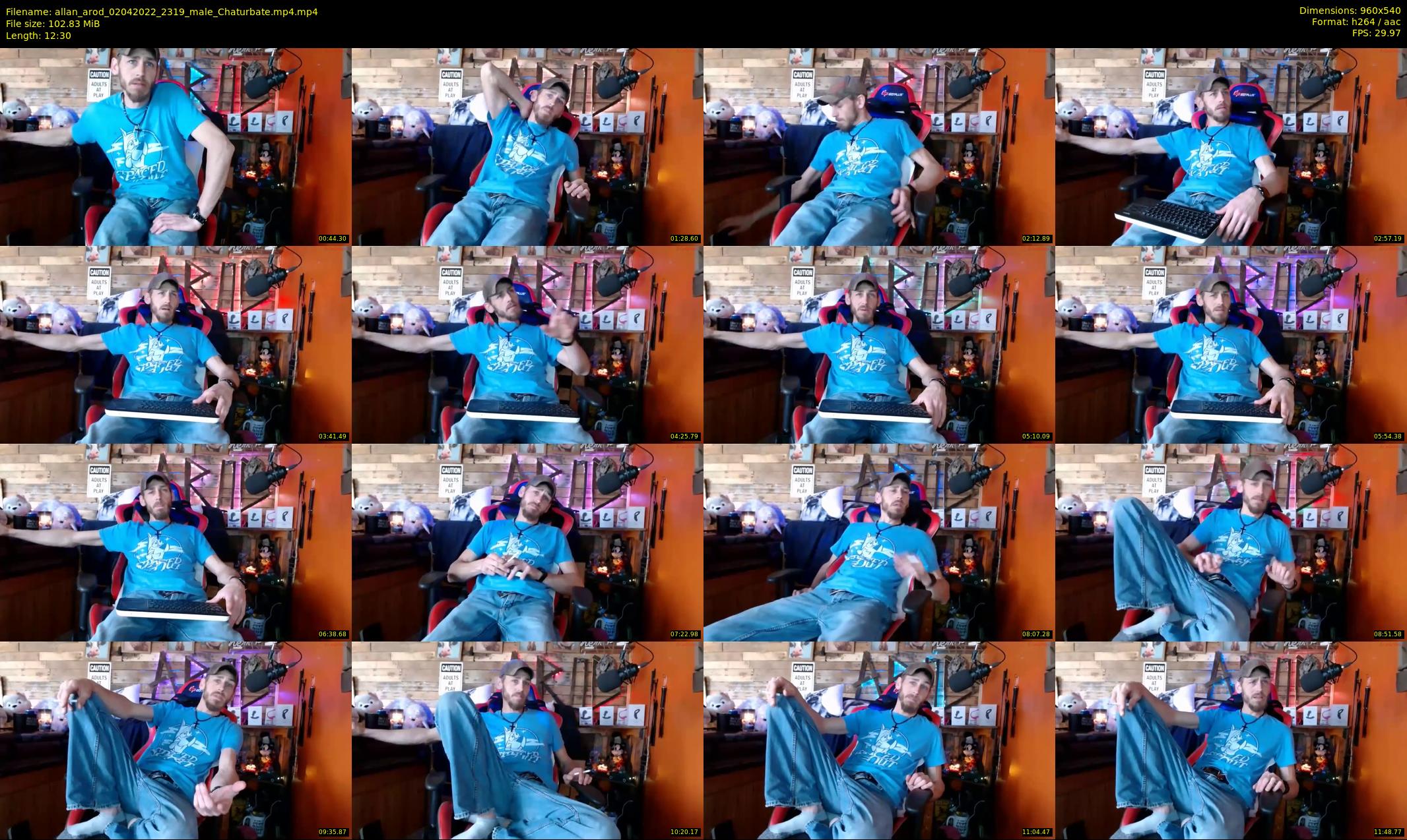 allan_arod — 13 minute Chaturbate male cam show recording, 480p, Apr 2, 2022