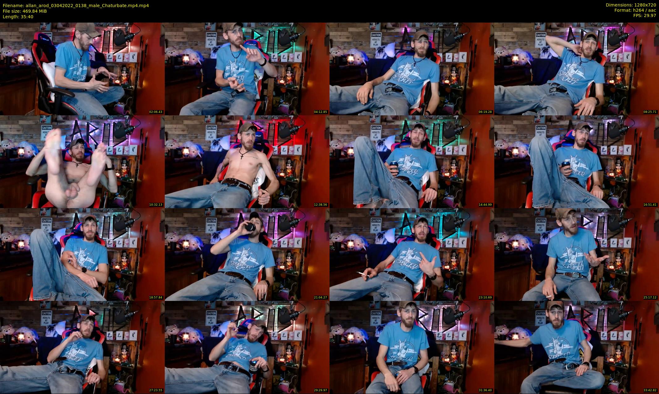 allan_arod — 36 minute Chaturbate male cam show recording, 720p, Apr 3, 2022