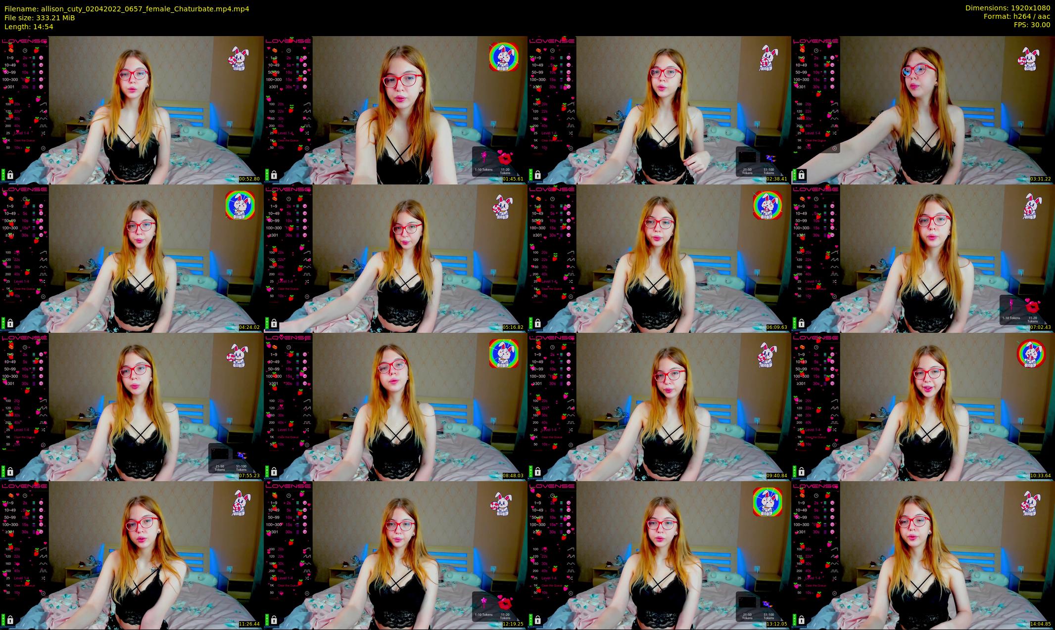 allison_cuty — 15 minute Chaturbate female cam show recording, 1080p, Apr 2, 2022