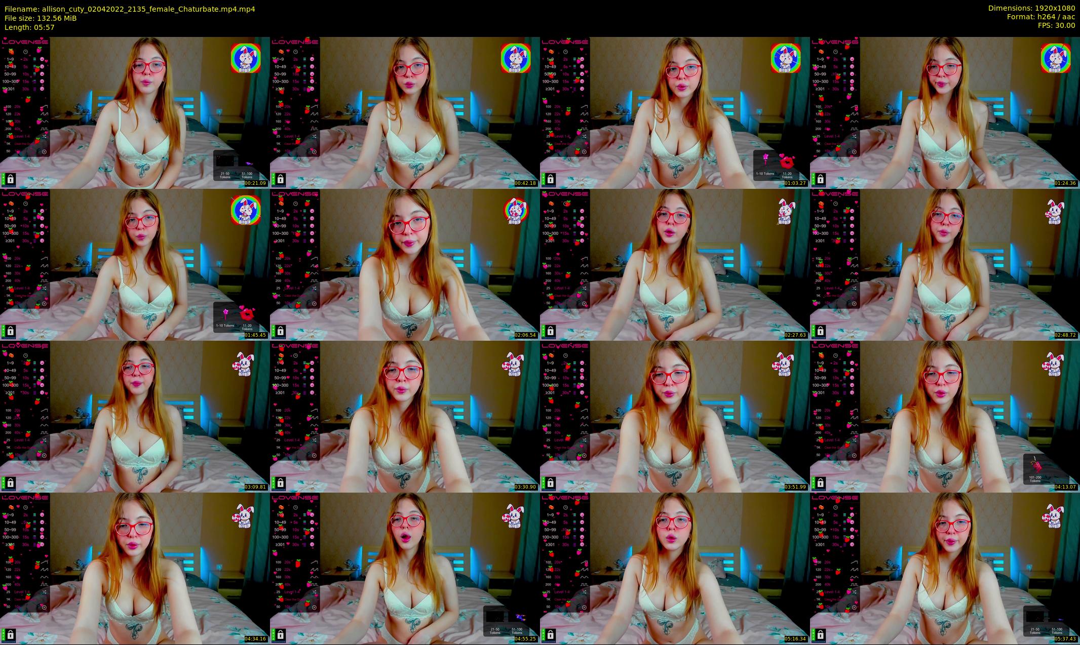 allison_cuty — 6 minute Chaturbate female cam show recording, 1080p, Apr 2, 2022