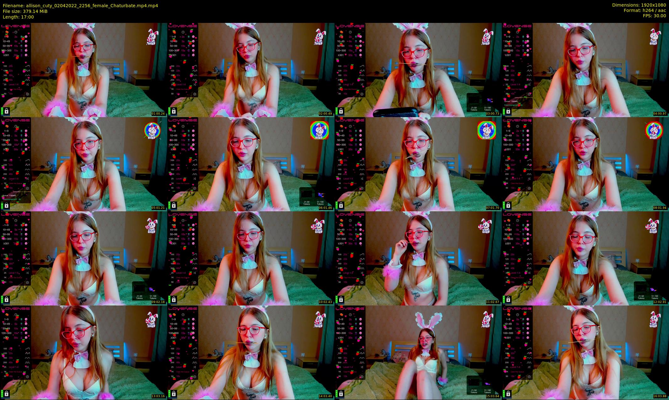 allison_cuty — 17 minute Chaturbate female cam show recording, 1080p, Apr 2, 2022