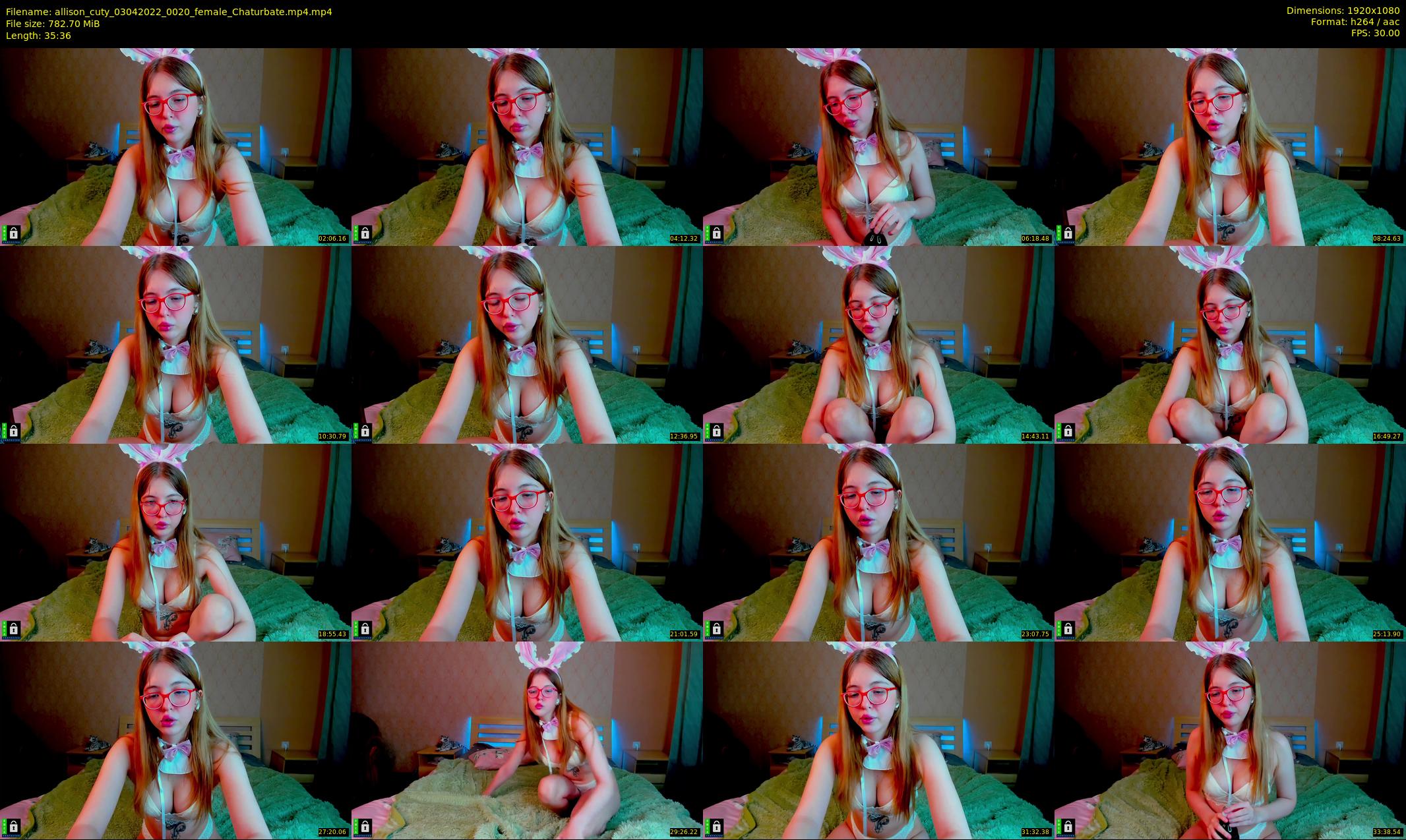allison_cuty — 36 minute Chaturbate female cam show recording, 1080p, Apr 3, 2022