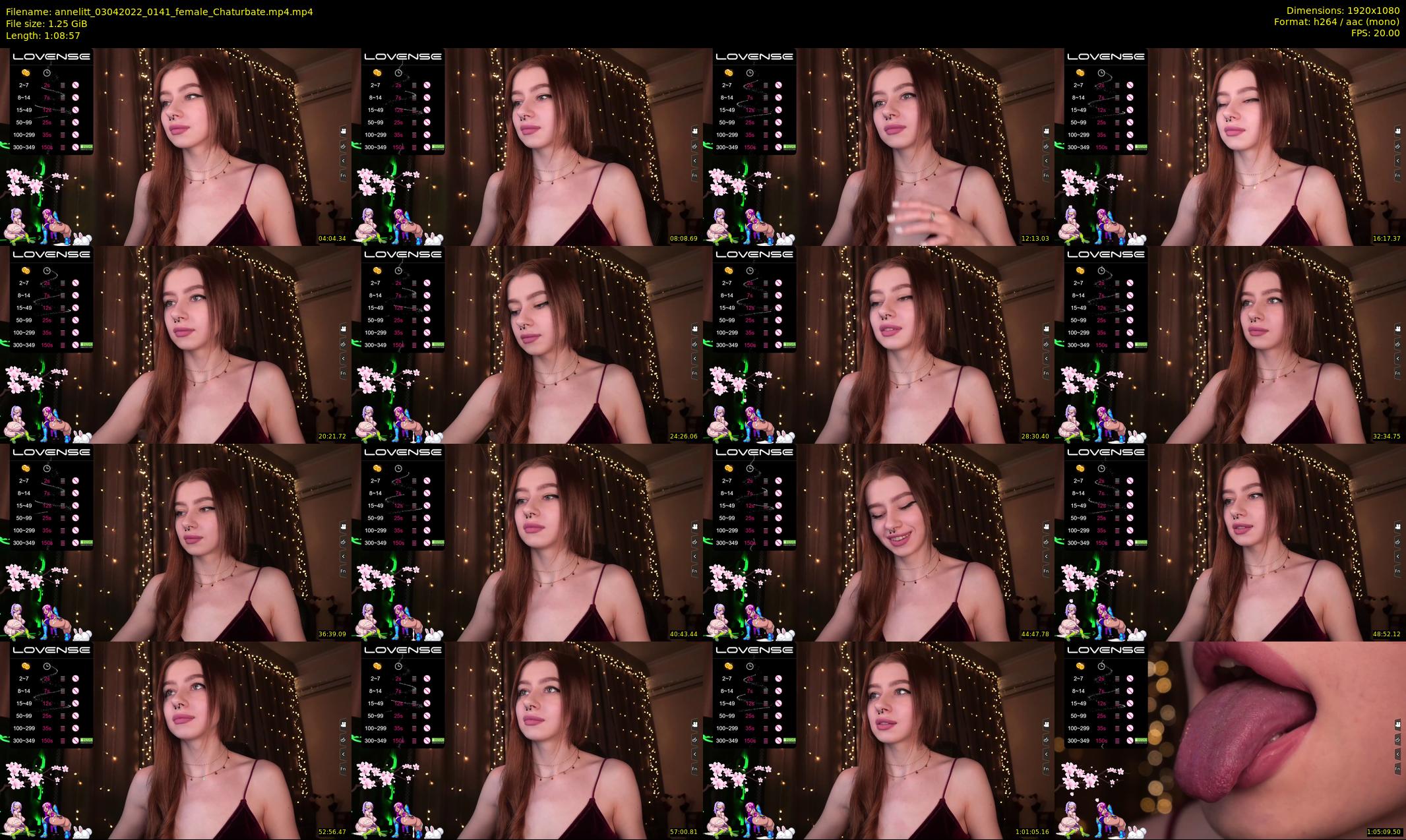 annelitt — 69 minute Chaturbate female cam show recording, 1080p, Apr 3, 2022