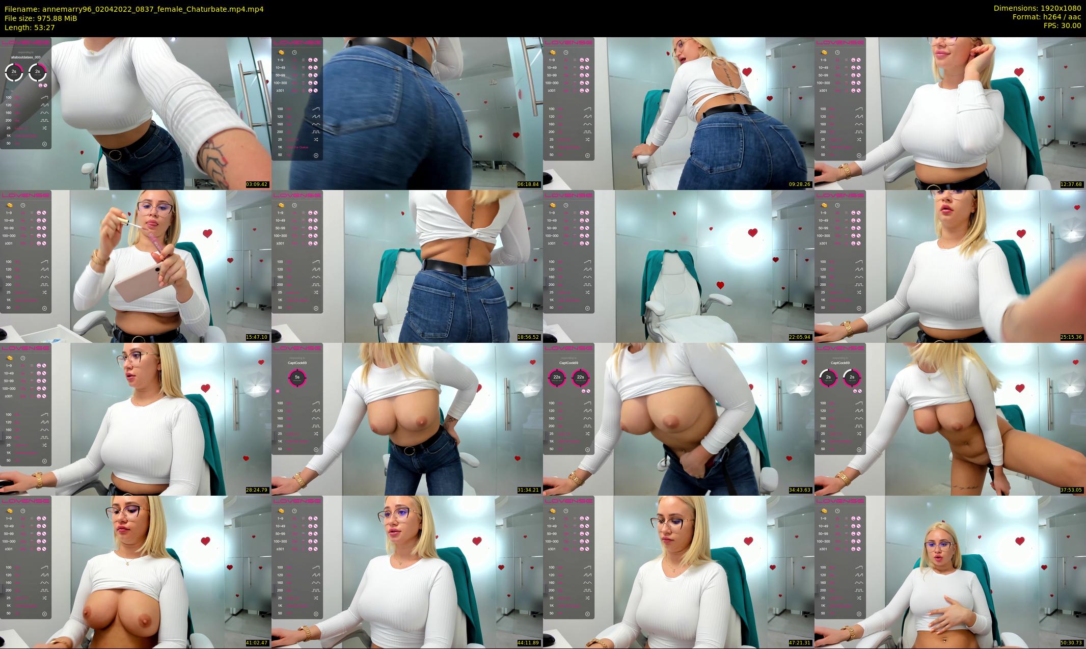 annemarry96 — 54 minute Chaturbate female cam show recording, 1080p, Apr 2, 2022