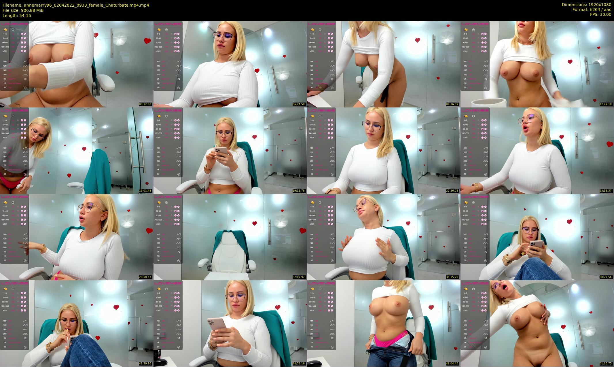 annemarry96 — 55 minute Chaturbate female cam show recording, 1080p, Apr 2, 2022