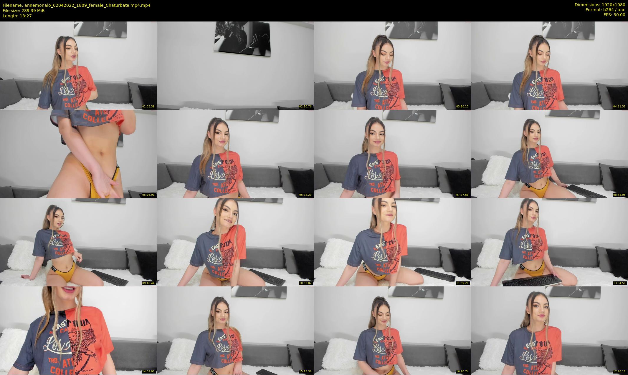 annemonalo — 19 minute Chaturbate female cam show recording, 1080p, Apr 2, 2022