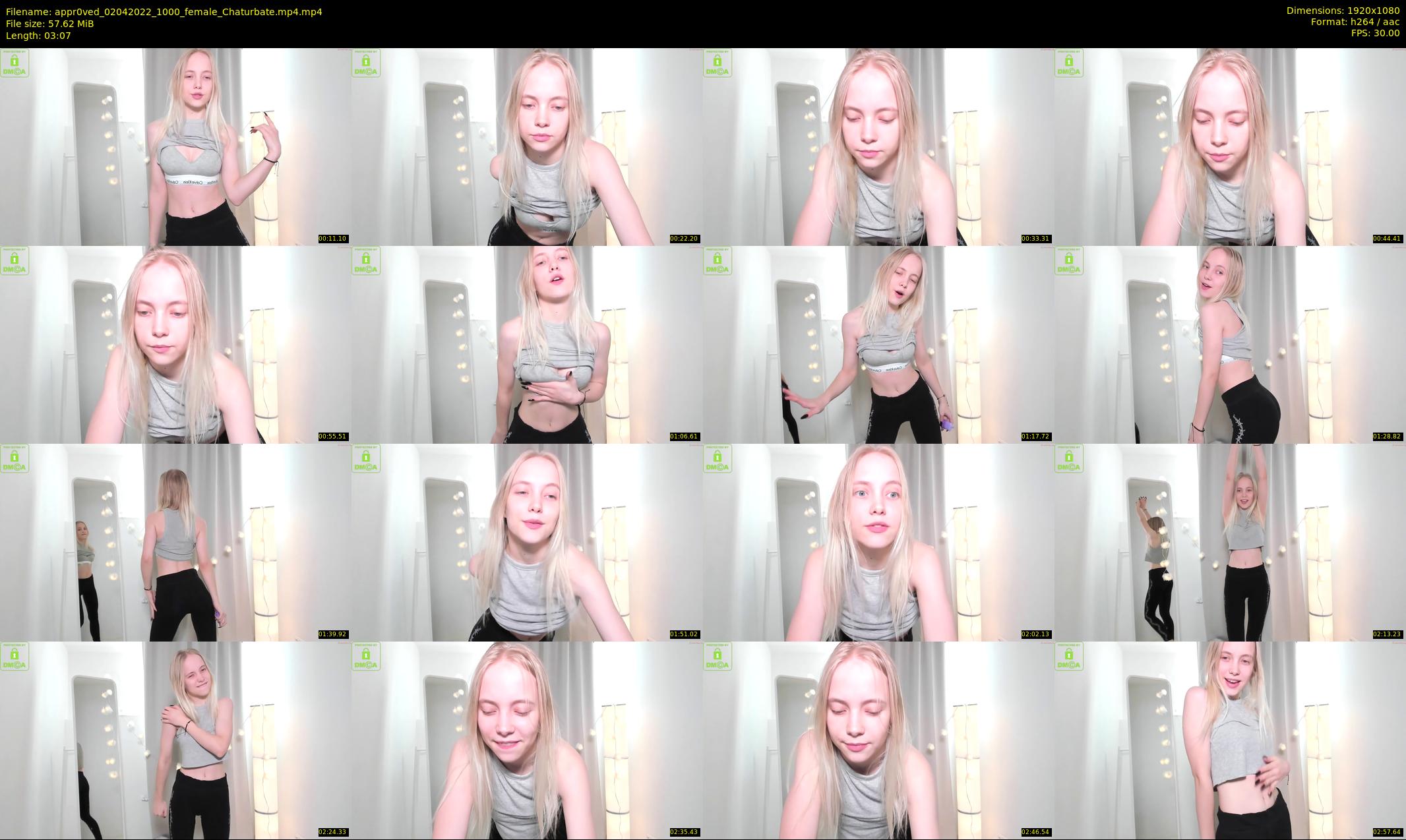 appr0ved — 4 minute Chaturbate female cam show recording, 1080p, Apr 2, 2022