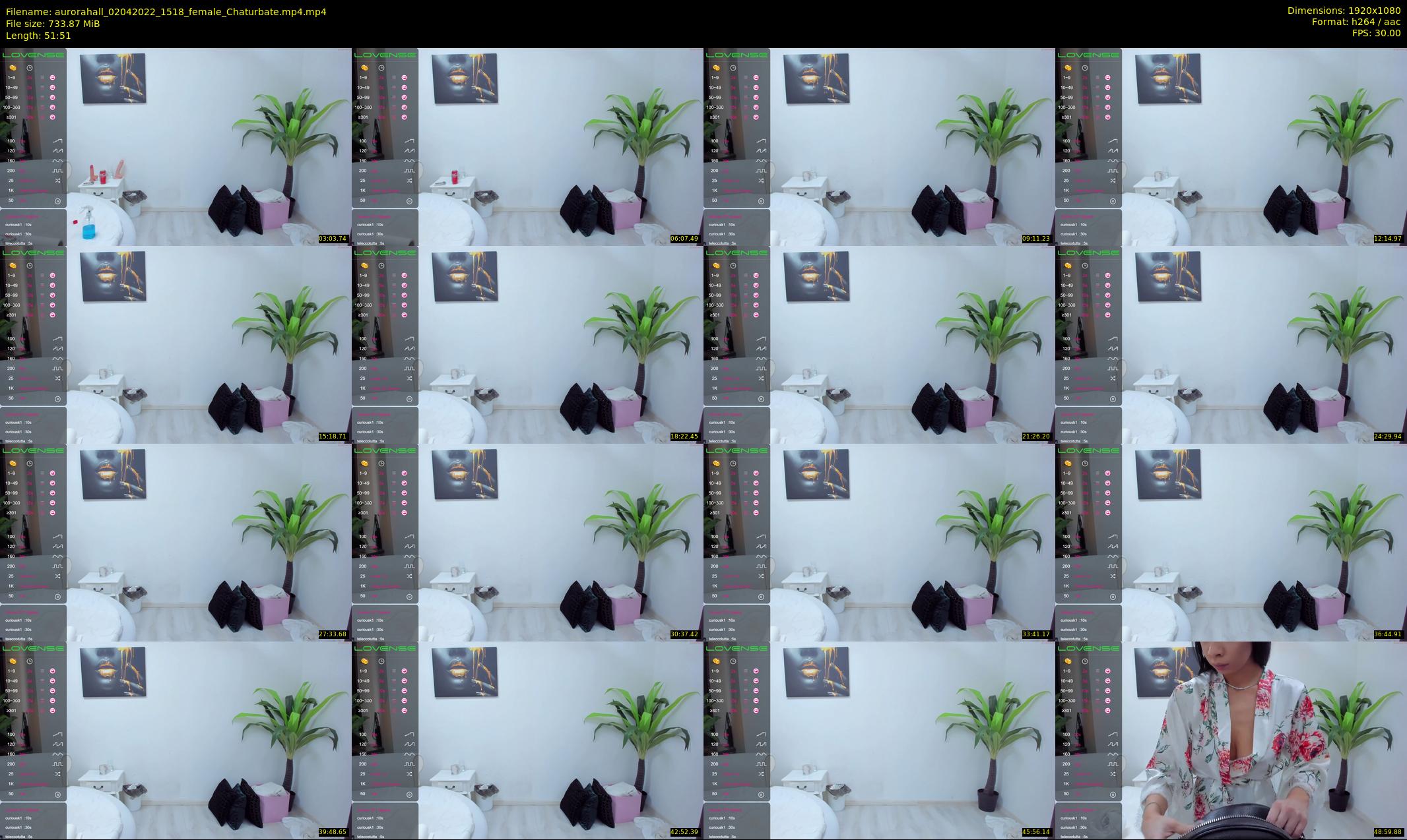 aurorahall — 52 minute Chaturbate female cam show recording, 1080p, Apr 2, 2022