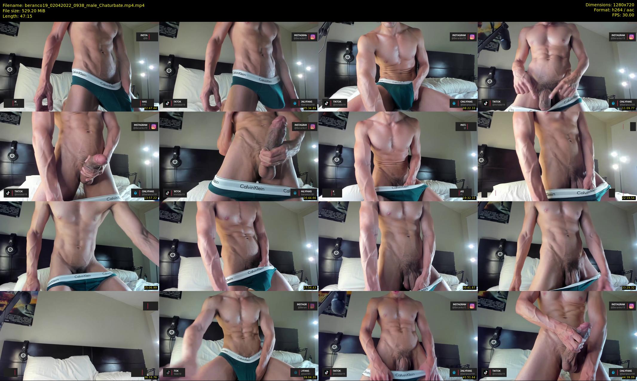 beranco19 — 48 minute Chaturbate male cam show recording, 720p, Apr 2, 2022