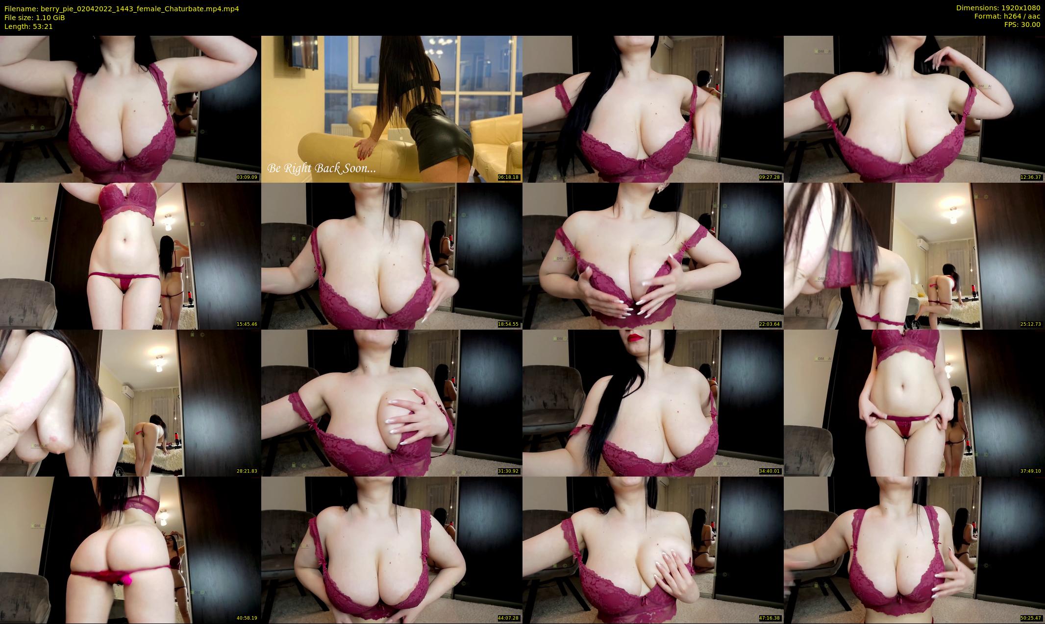berry_pie — 54 minute Chaturbate female cam show recording, 1080p, Apr 2, 2022