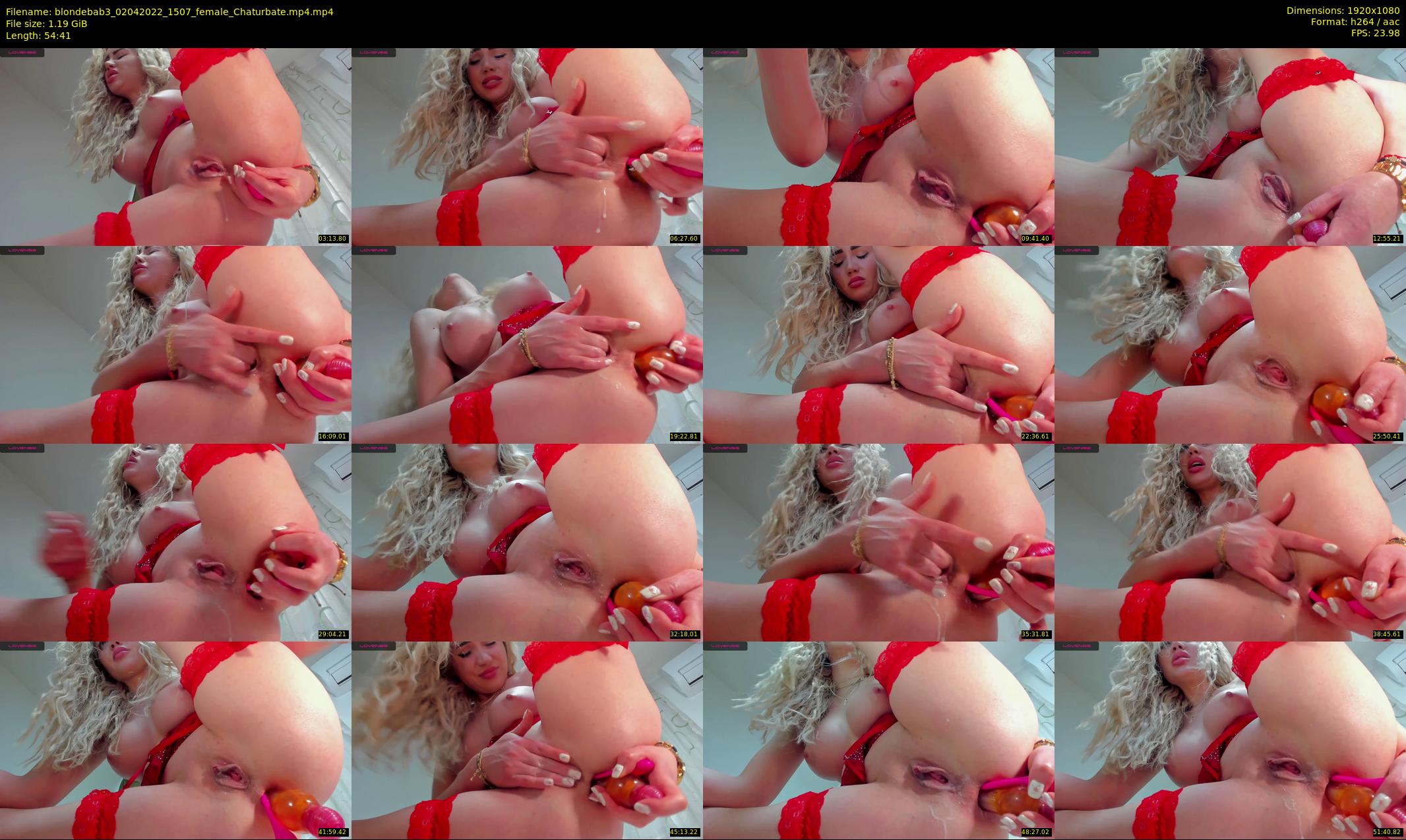 blondebab3 — 55 minute Chaturbate female cam show recording, 1080p, Apr 2, 2022