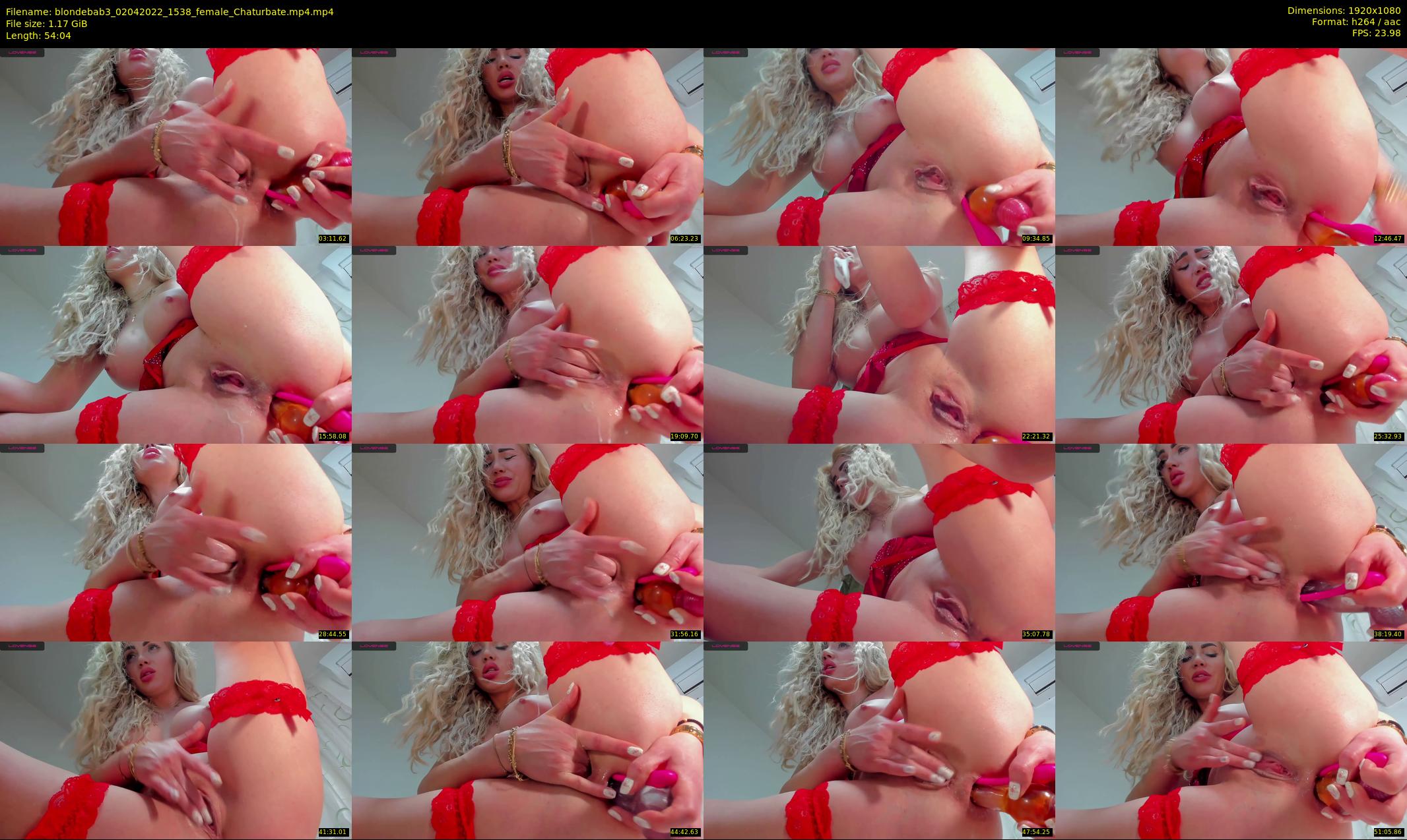 blondebab3 — 55 minute Chaturbate female cam show recording, 1080p, Apr 2, 2022