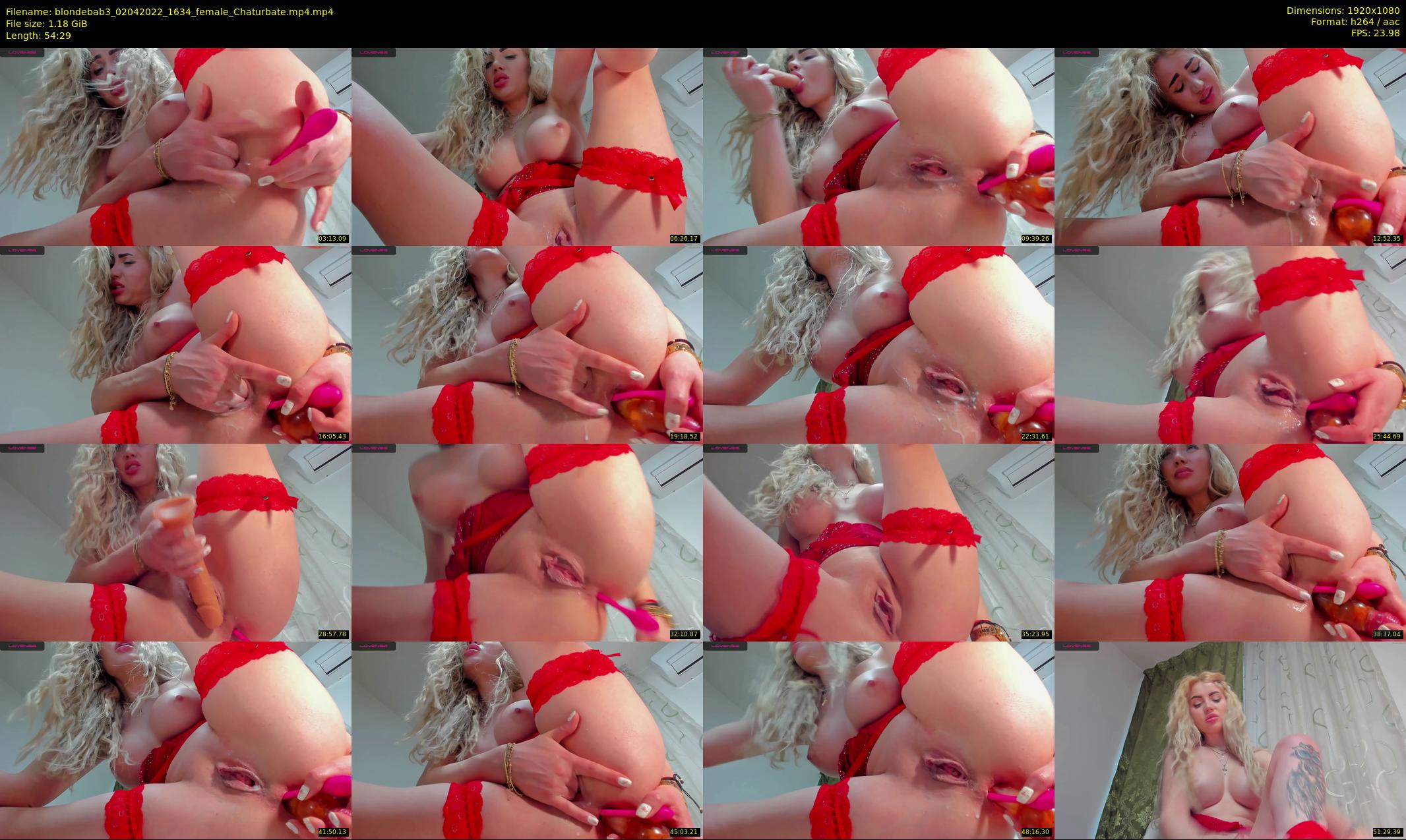 blondebab3 — 55 minute Chaturbate female cam show recording, 1080p, Apr 2, 2022