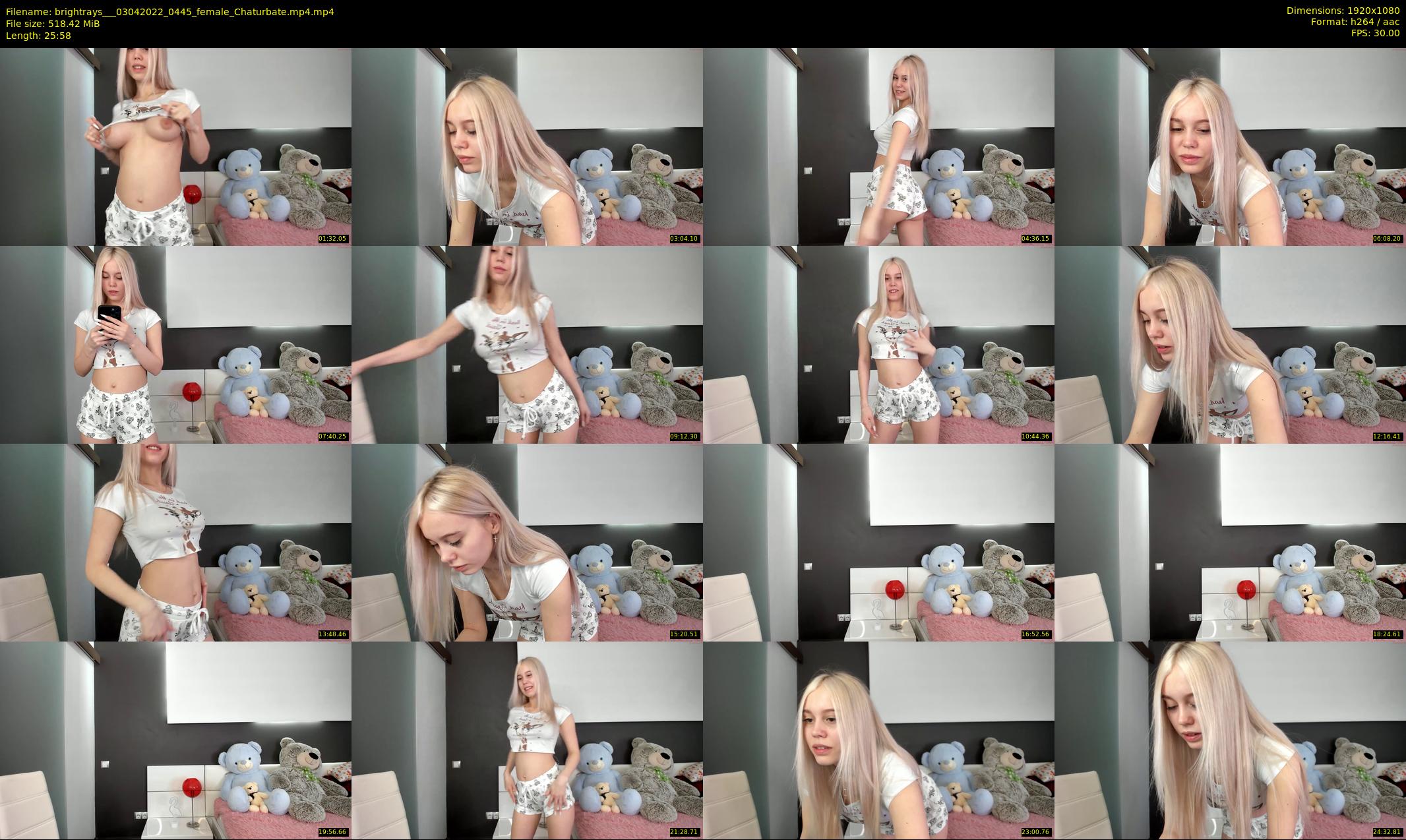 brightrays__ — 26 minute Chaturbate female cam show recording, 1080p, Apr 3, 2022
