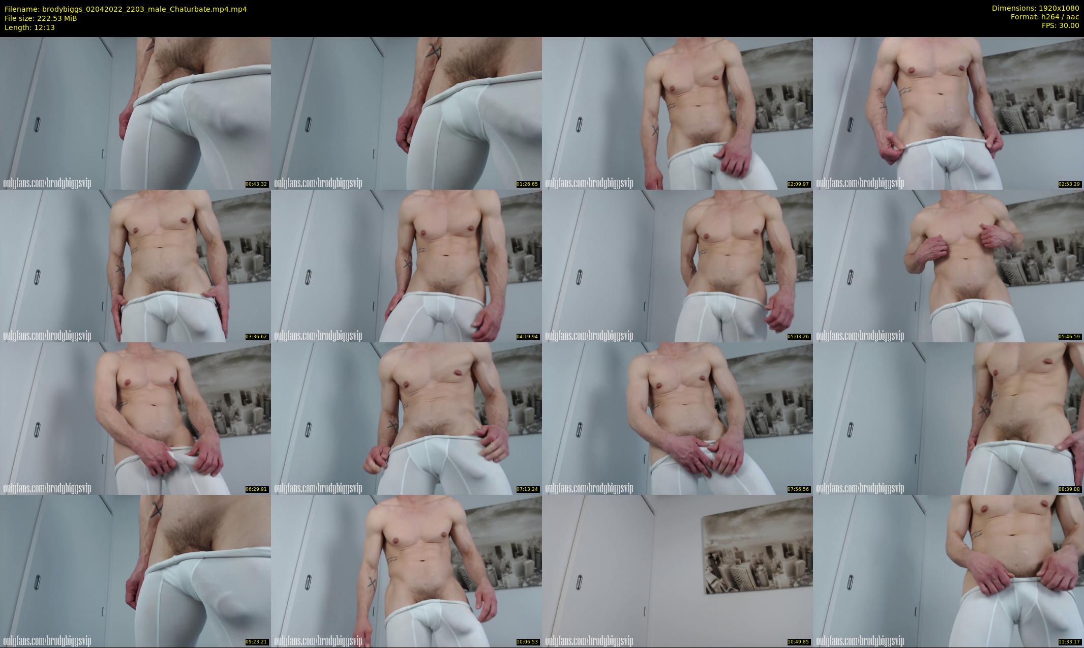 brodybiggs — 13 minute Chaturbate male cam show recording, 1080p, Apr 2, 2022
