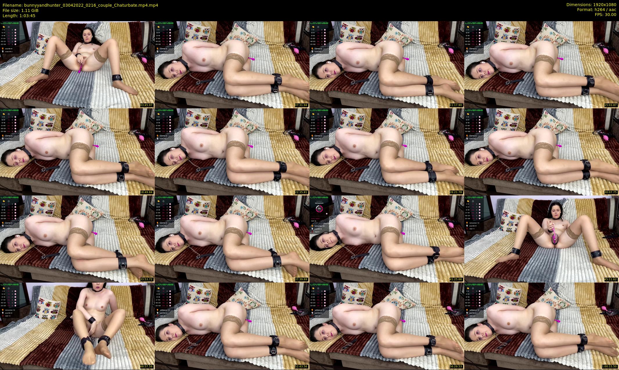 bunnyyandhunter — 64 minute Chaturbate couple cam show recording, 1080p, Apr 3, 2022