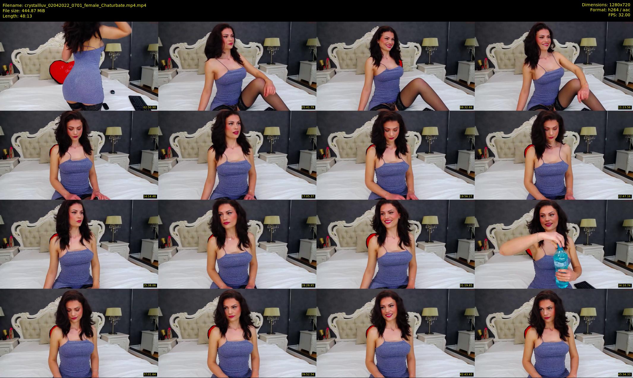 crystallluv — 49 minute Chaturbate female cam show recording, 720p, Apr 2, 2022