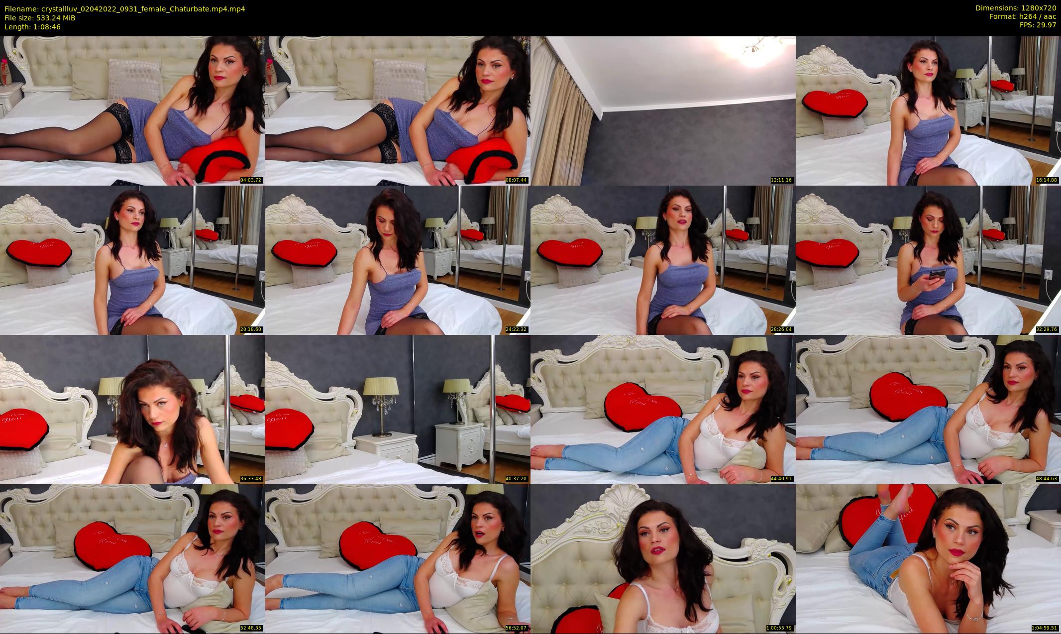 crystallluv — 69 minute Chaturbate female cam show recording, 720p, Apr 2, 2022