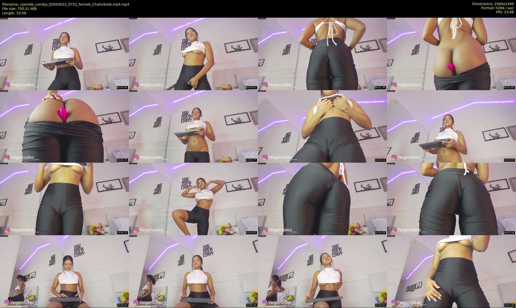 cyanide_candys — 34 minute Chaturbate female cam show recording, 1080p, Apr 2, 2022