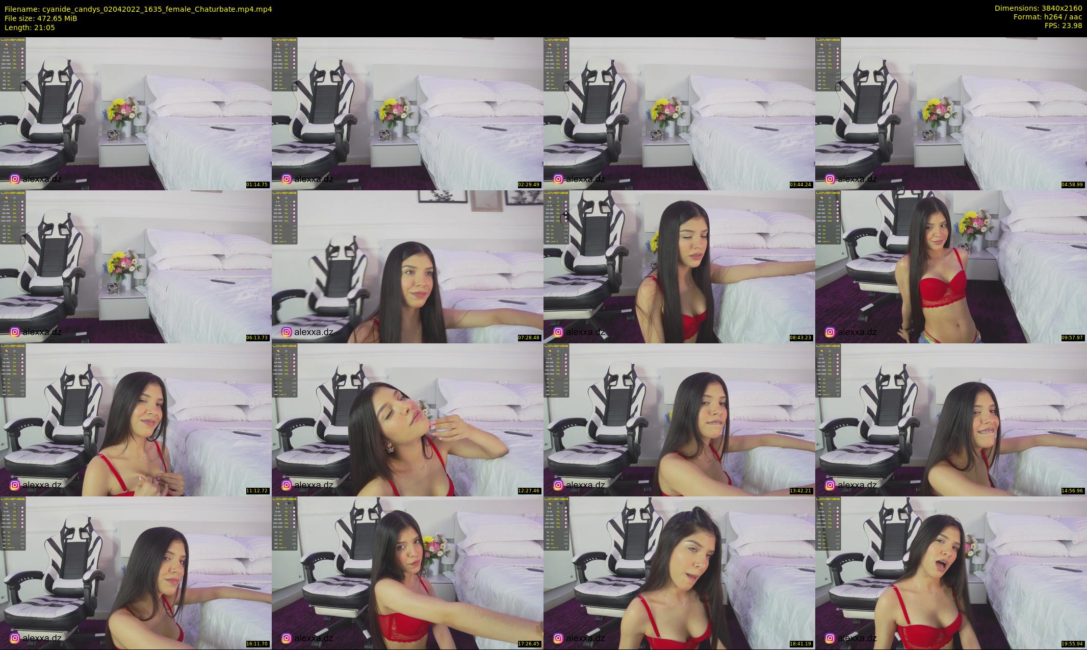cyanide_candys — 22 minute Chaturbate female cam show recording, 4K, Apr 2, 2022