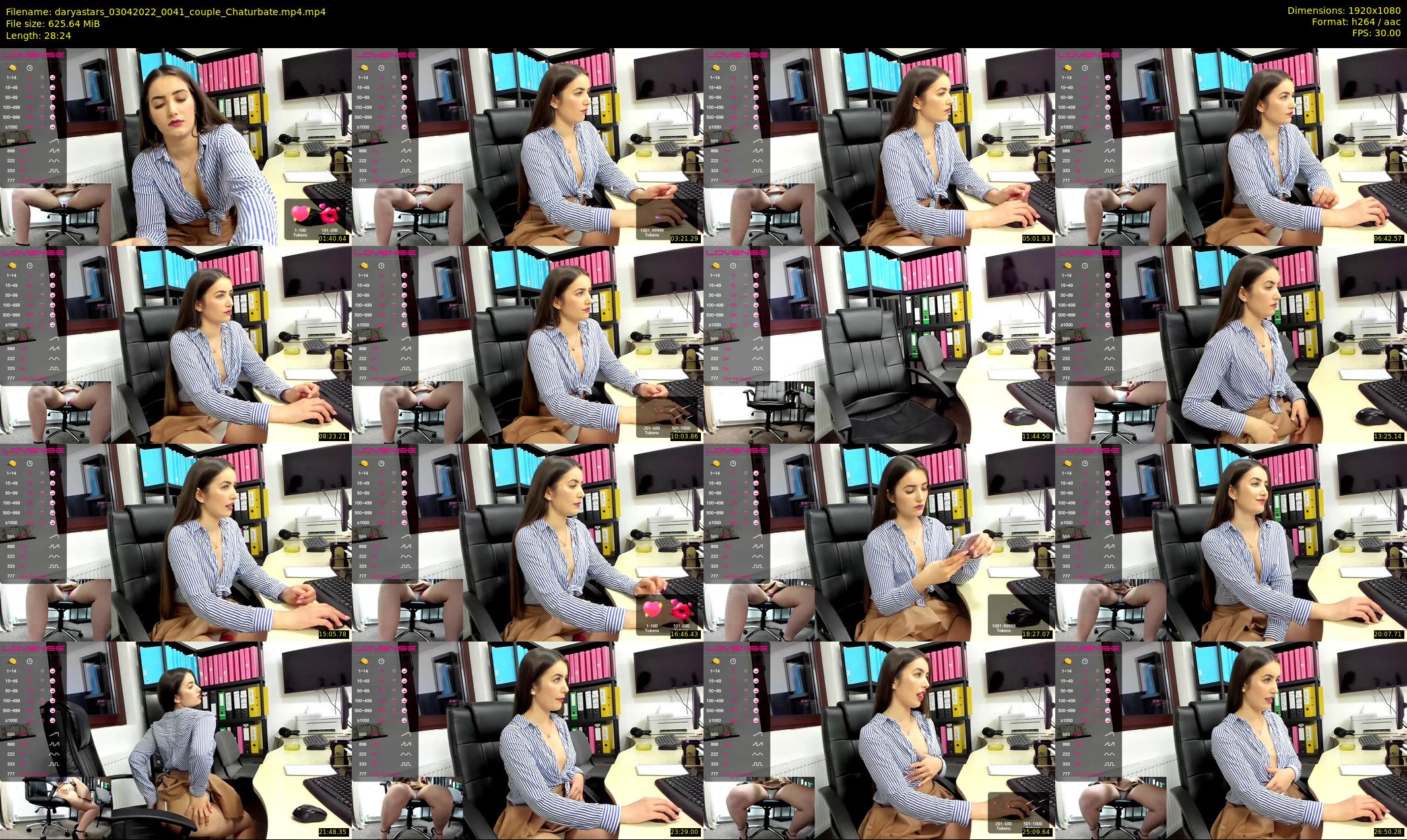 daryastars — 29 minute Chaturbate couple cam show recording, 1080p, Apr 3, 2022