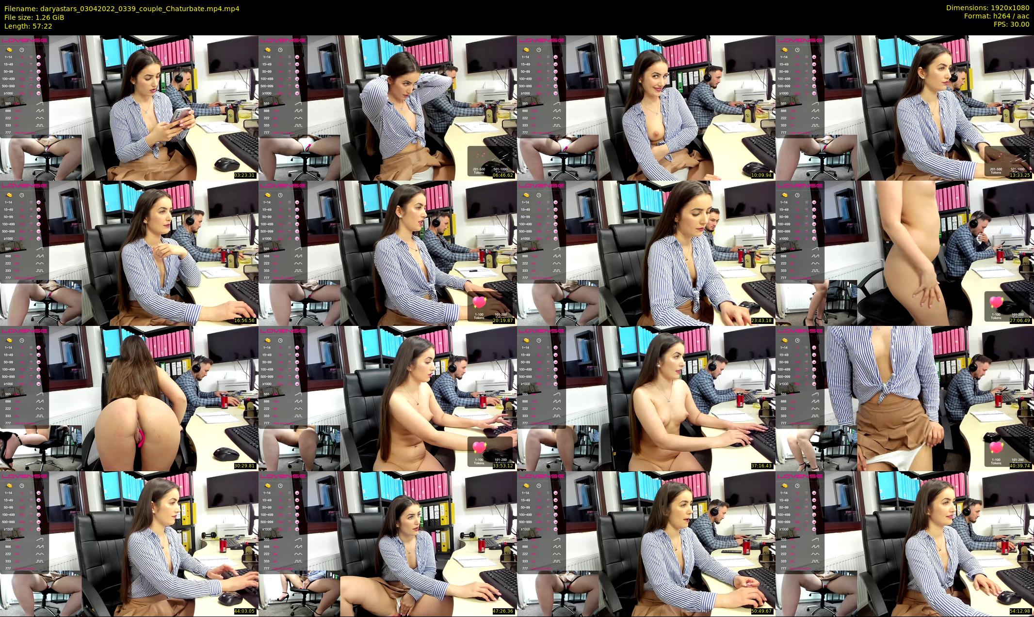daryastars — 58 minute Chaturbate couple cam show recording, 1080p, Apr 3, 2022