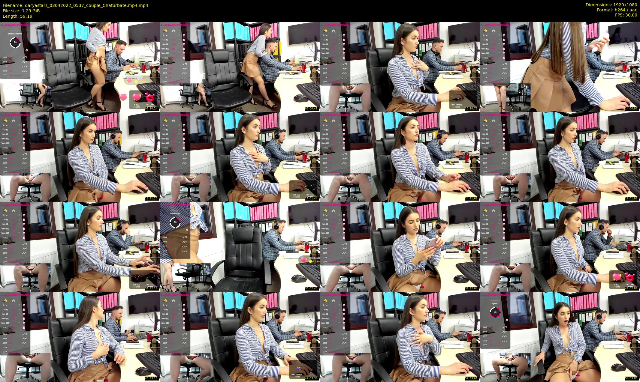 daryastars — 60 minute Chaturbate couple cam show recording, 1080p, Apr 3, 2022