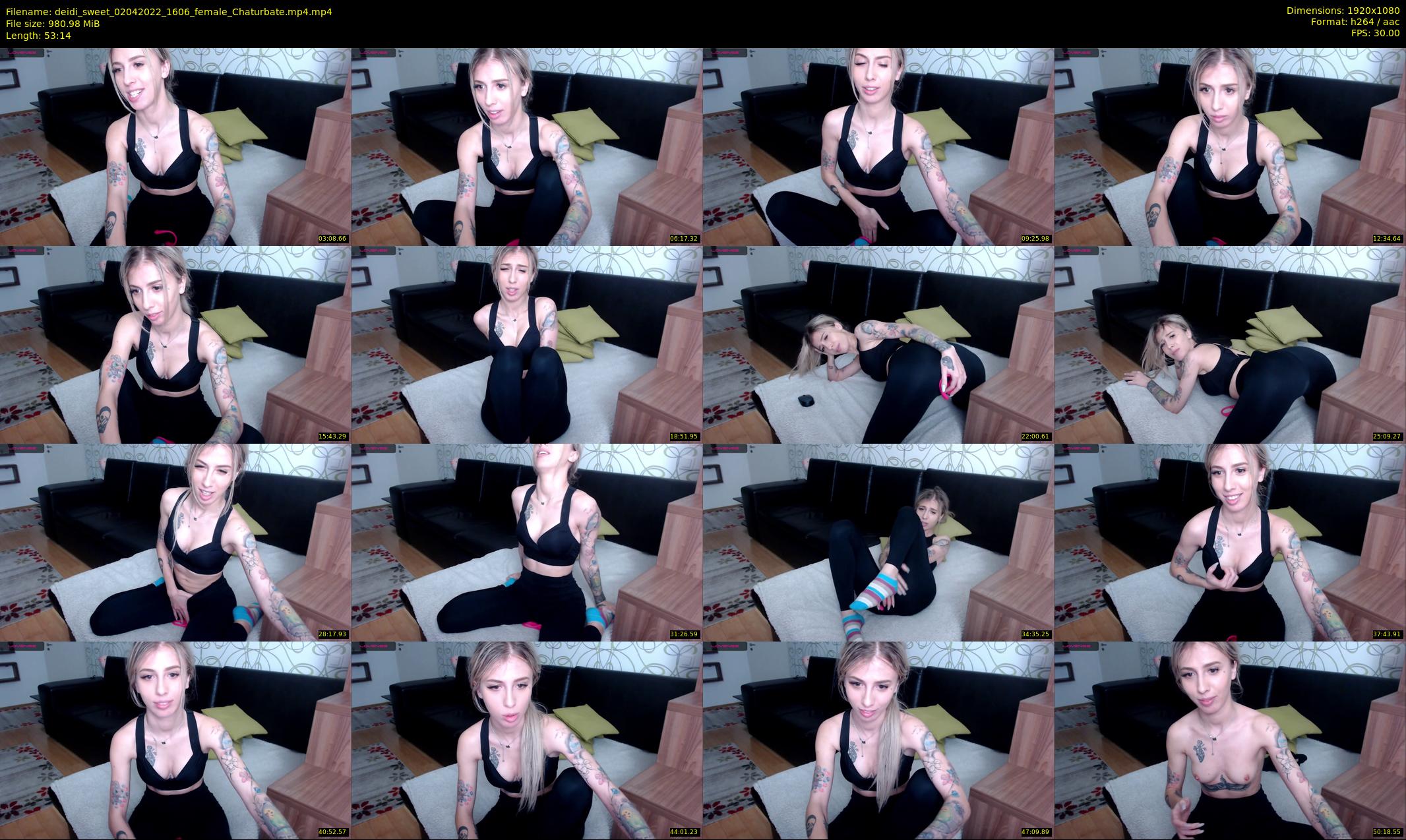 deidi_sweet — 54 minute Chaturbate female cam show recording, 1080p, Apr 2, 2022