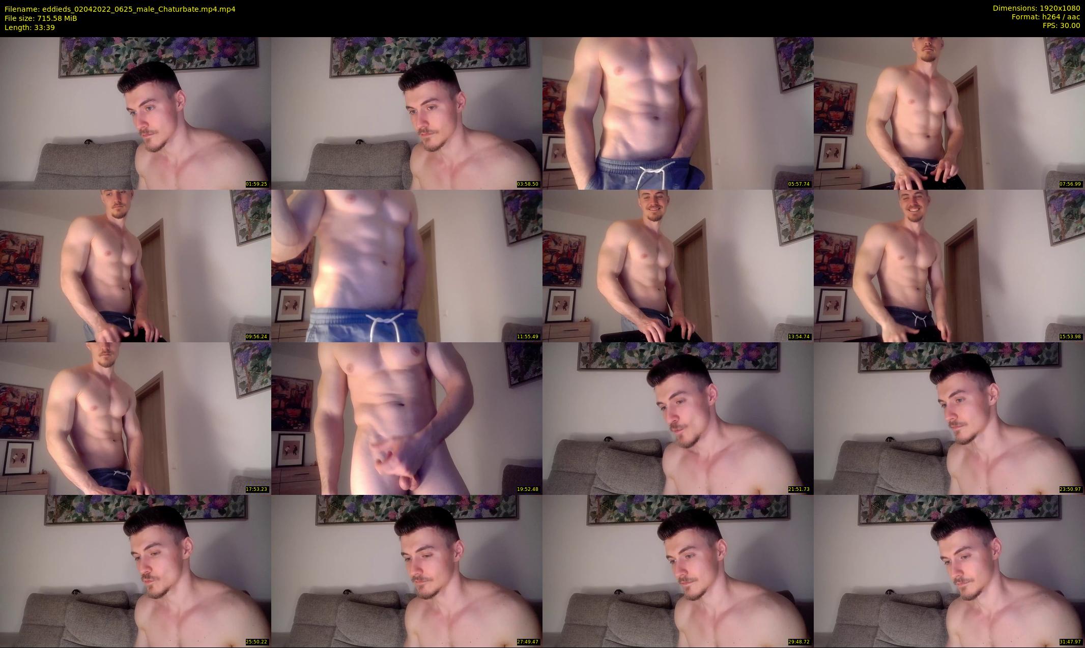 eddieds — 34 minute Chaturbate male cam show recording, 1080p, Apr 2, 2022