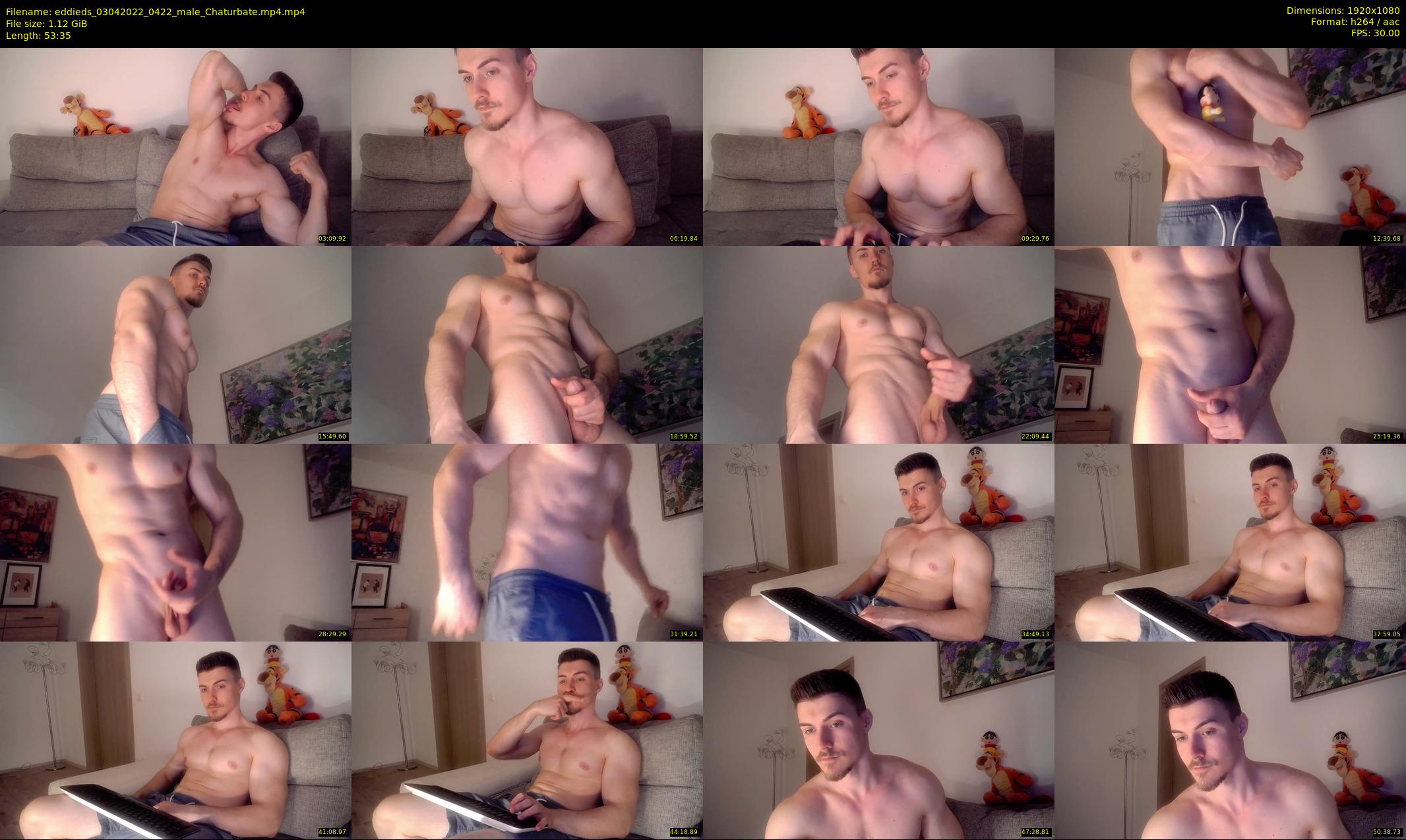 eddieds — 54 minute Chaturbate male cam show recording, 1080p, Apr 3, 2022