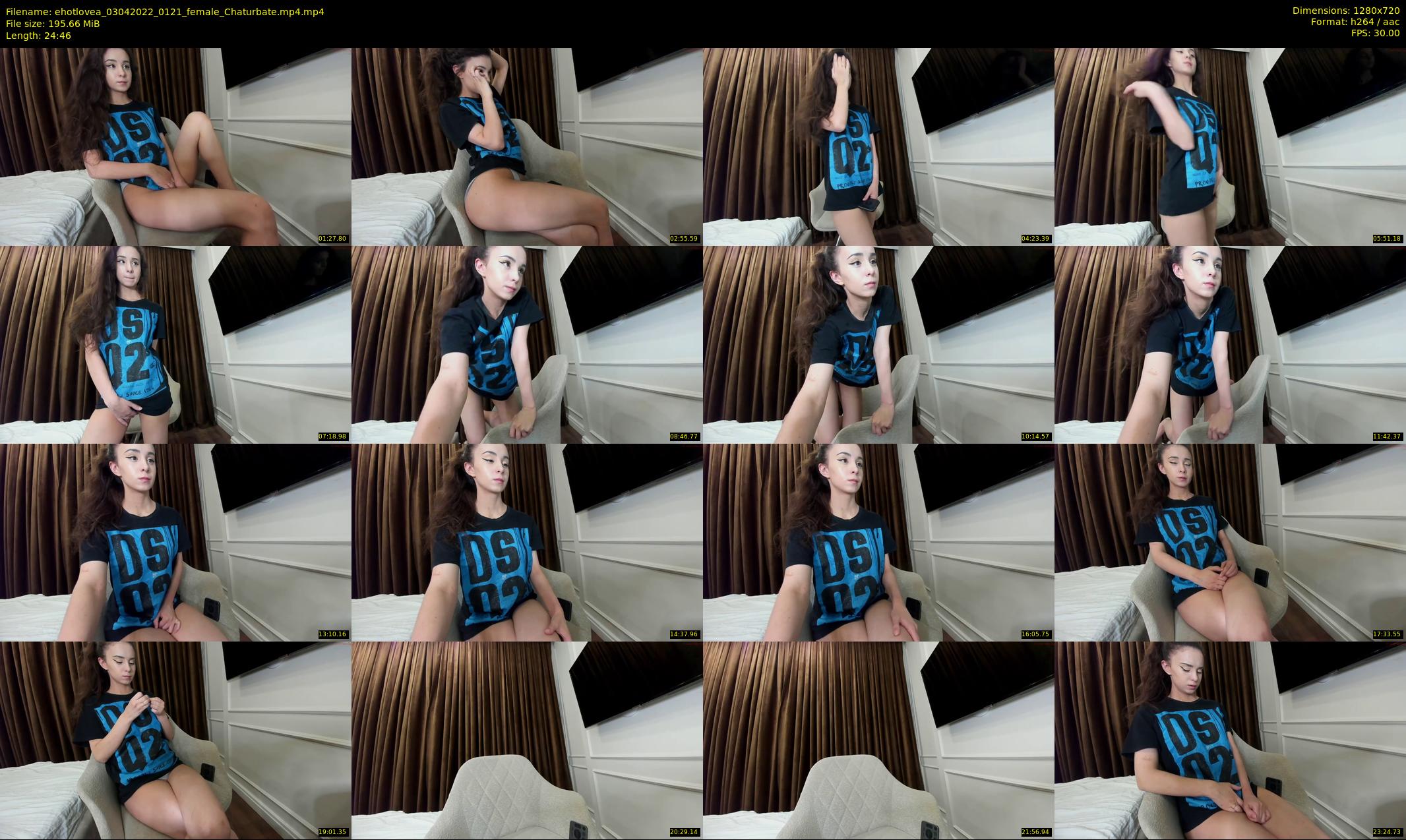 ehotlovea — 25 minute Chaturbate female cam show recording, 720p, Apr 3, 2022