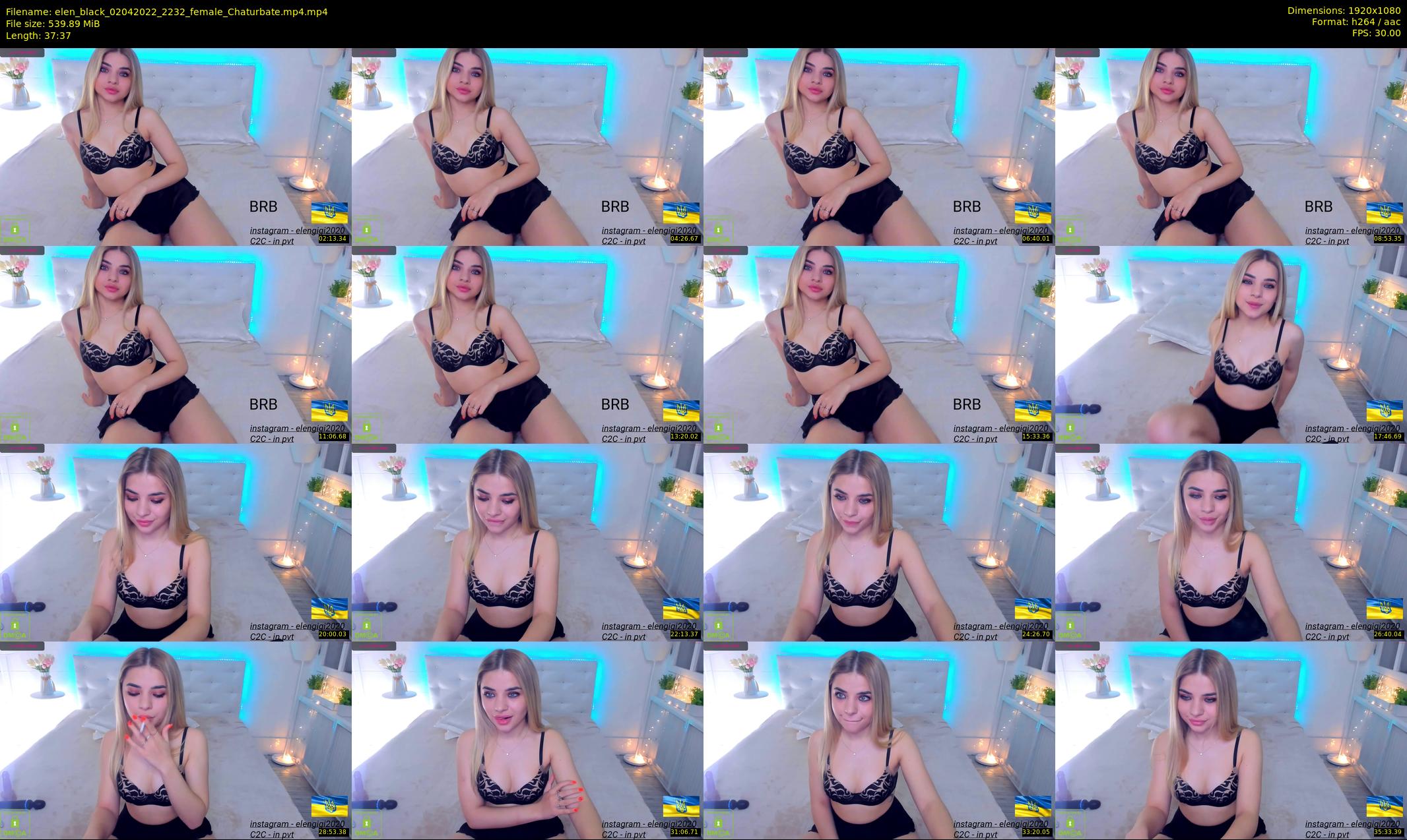 elen_black — 38 minute Chaturbate female cam show recording, 1080p, Apr 2, 2022