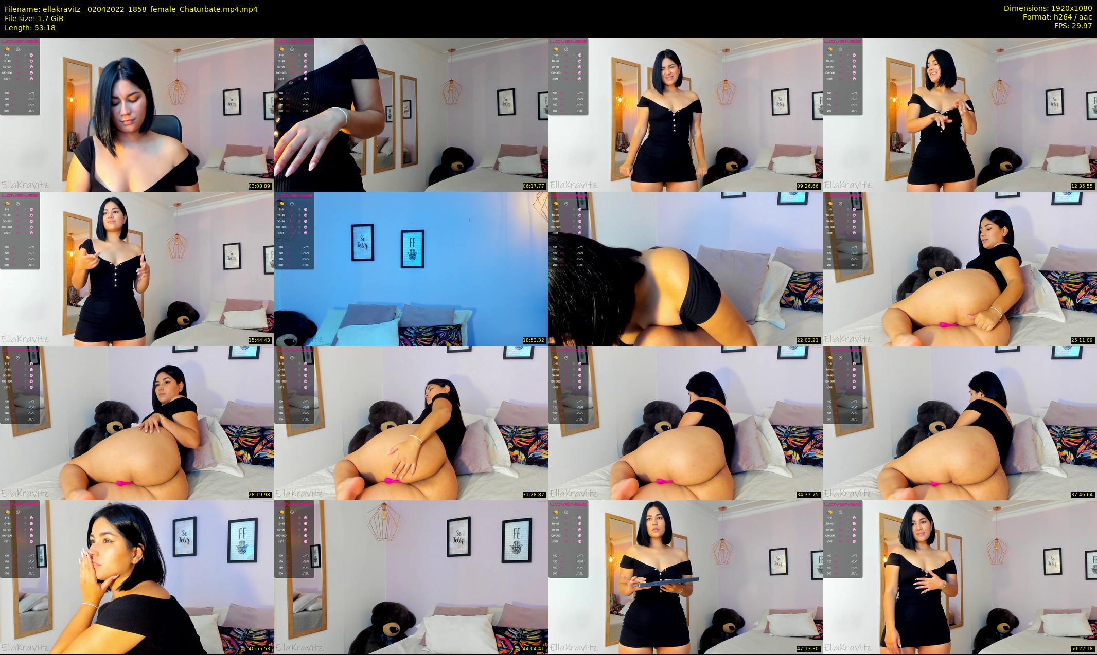 ellakravitz_ — 54 minute Chaturbate female cam show recording, 1080p, Apr 2, 2022