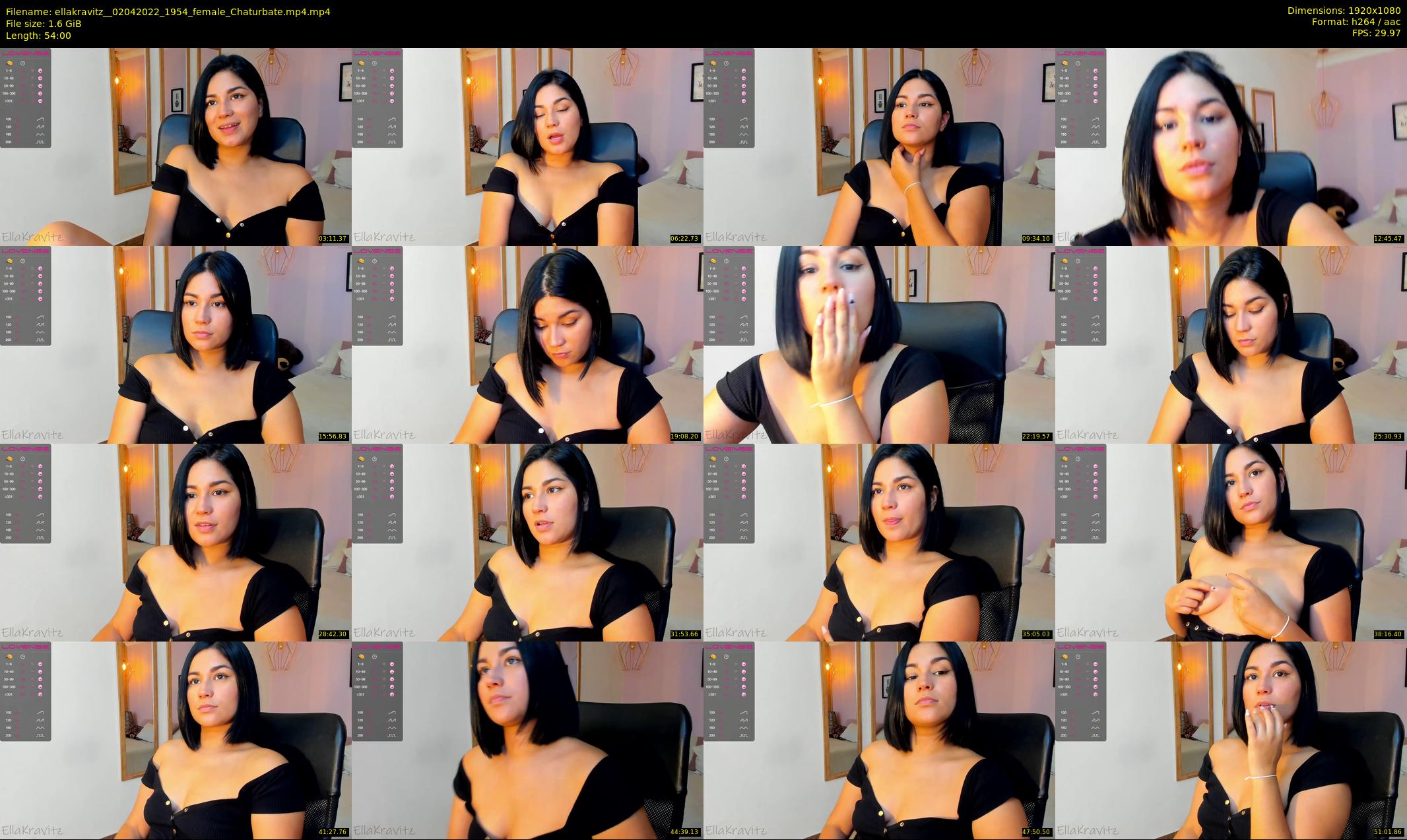 ellakravitz_ — 54 minute Chaturbate female cam show recording, 1080p, Apr 2, 2022